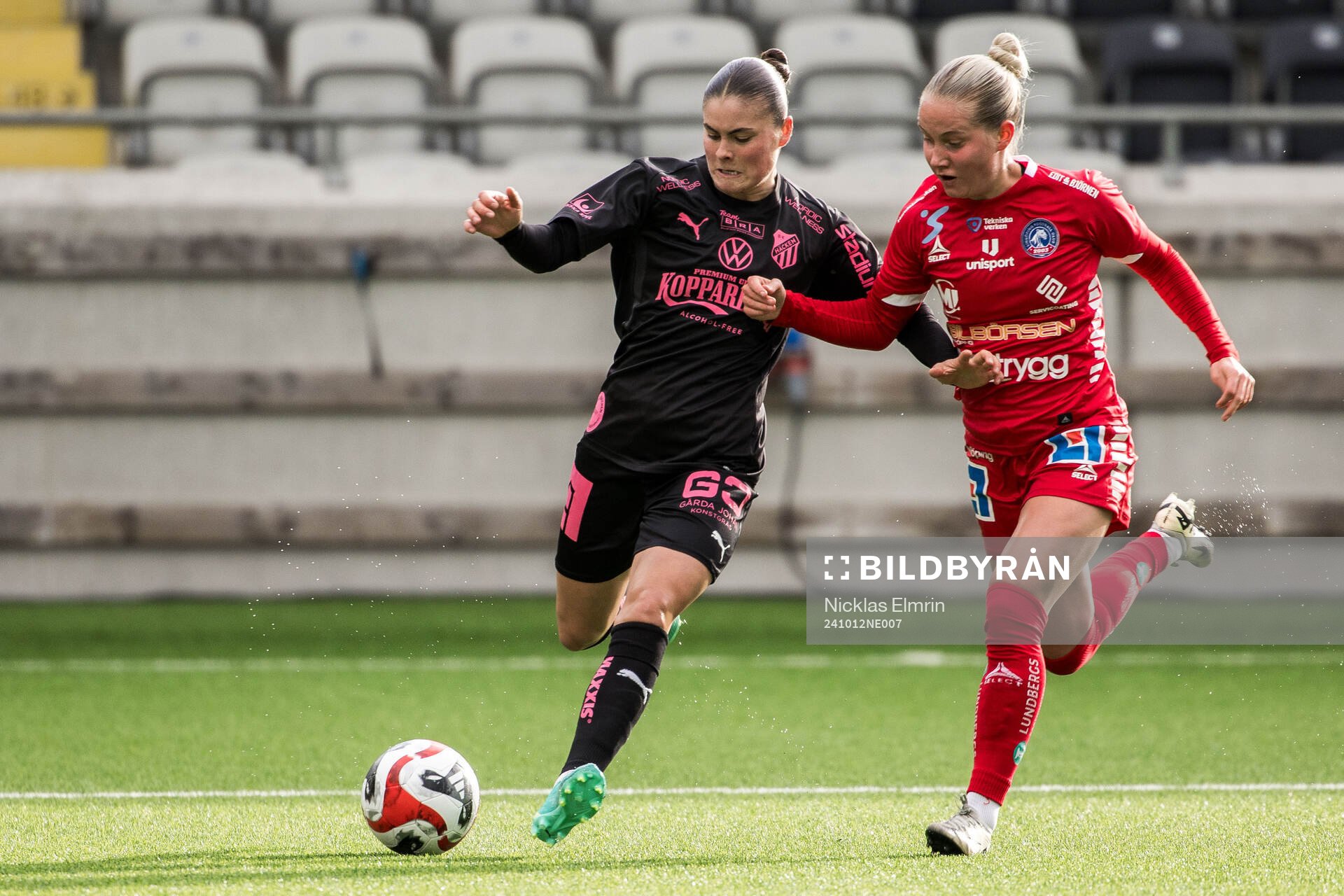 Häckens Hanna Wijk och Linköpings Maria Olafsdottir Gros