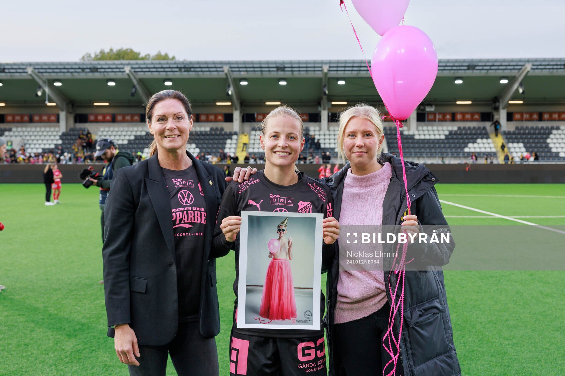 Louise Karlsson, Anna Anvegård och Mikaela Johansson