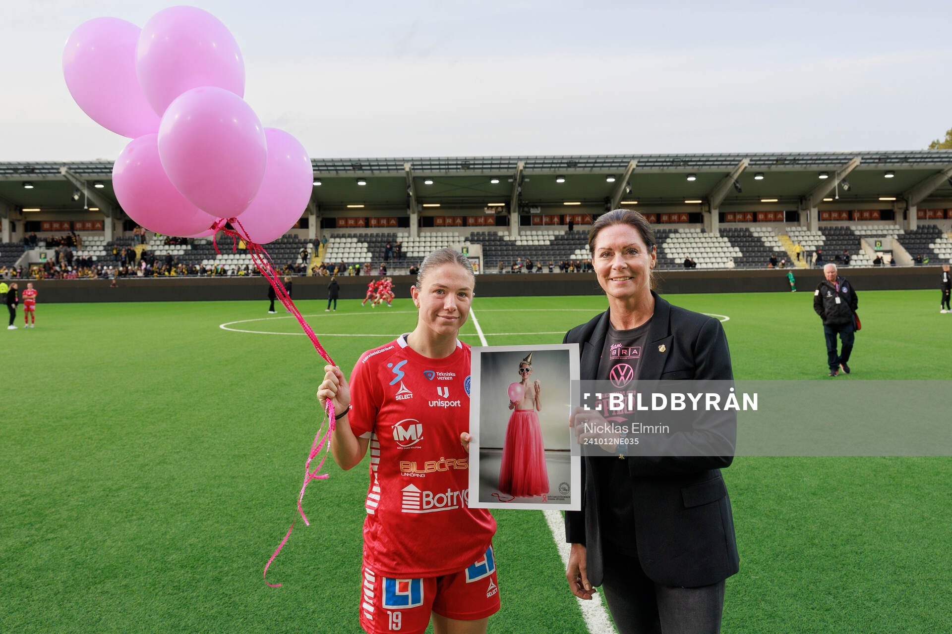 Linköpings Delaney Baie Pridham och Louise Karlsson