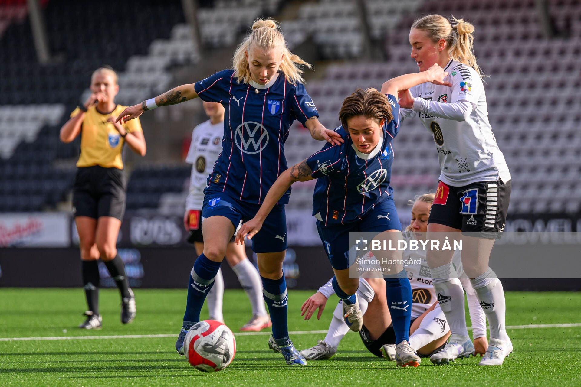 Malmö FFs Nathalie Hoff Persson och Ema Paljevic
