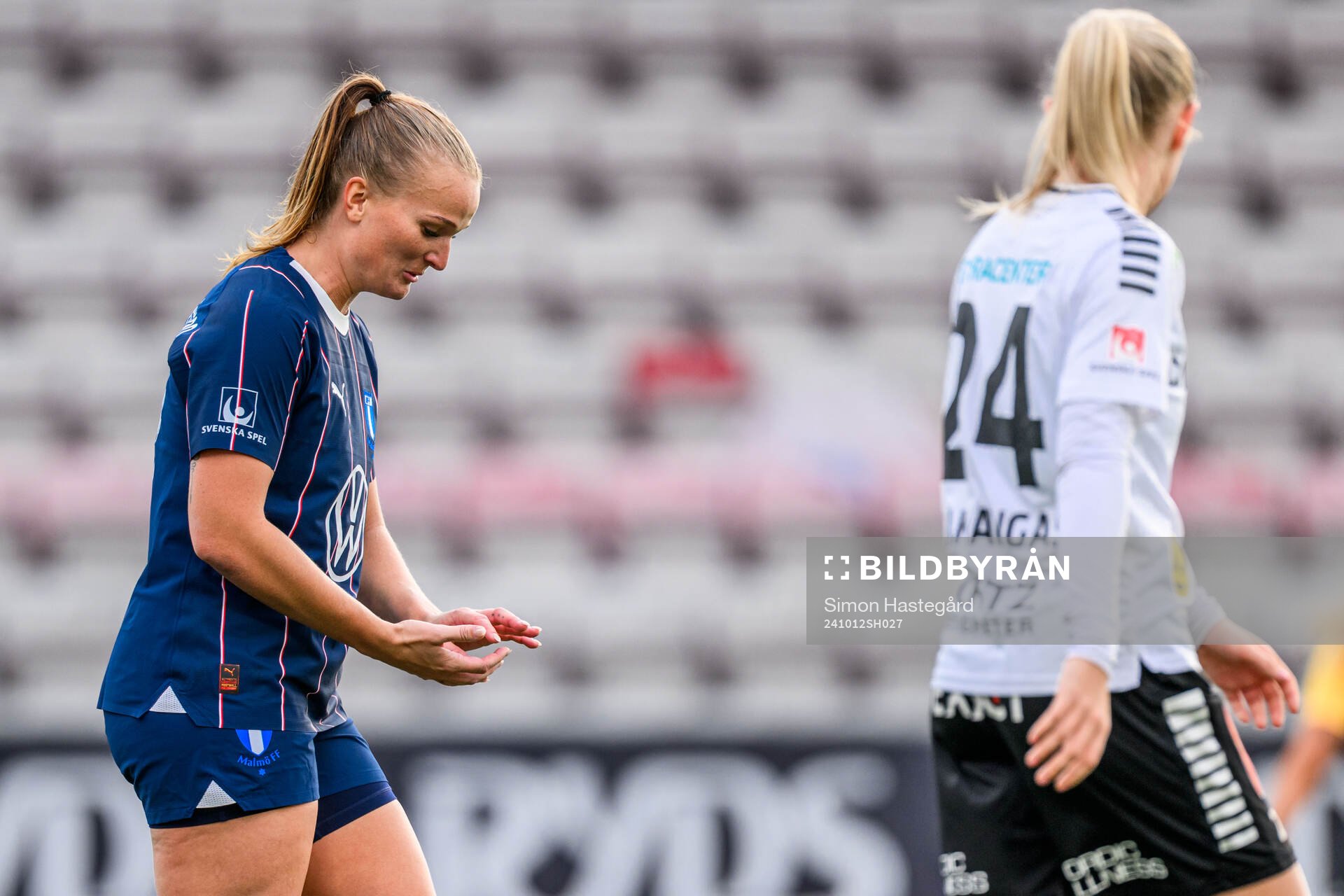 Malmö FFs Lovisa Gustafsson har ont