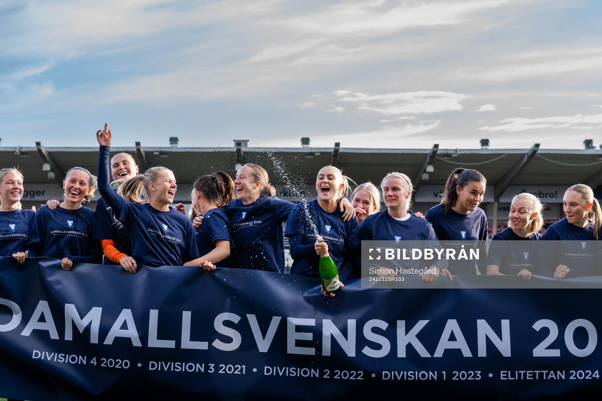 Malmö FFs spelare jublar