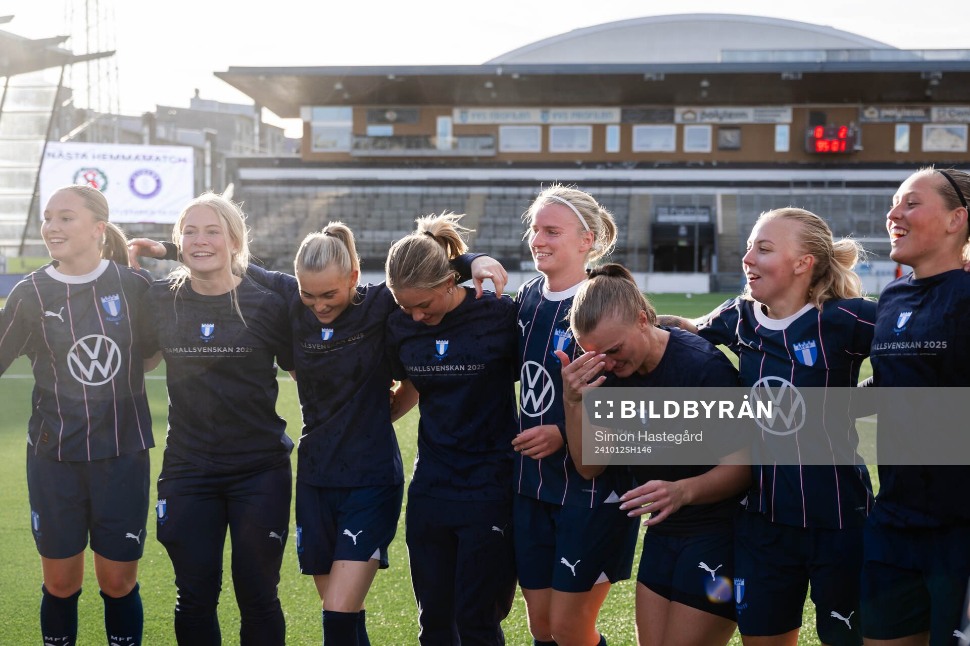 Malmö FFs Amanda Kander jublar över avancemanget till