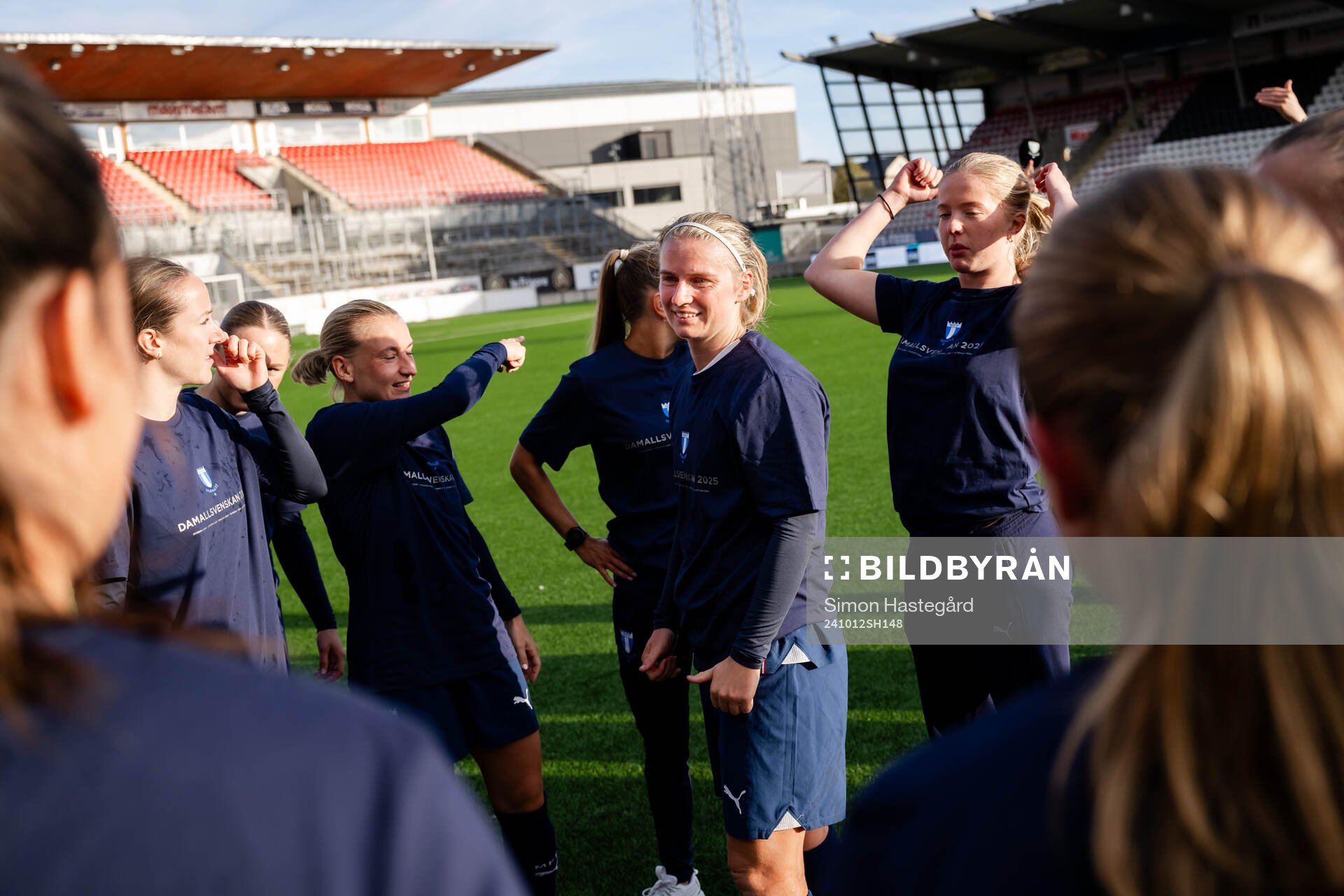 Malmö FFs Amanda Kander jublar över avancemanget till