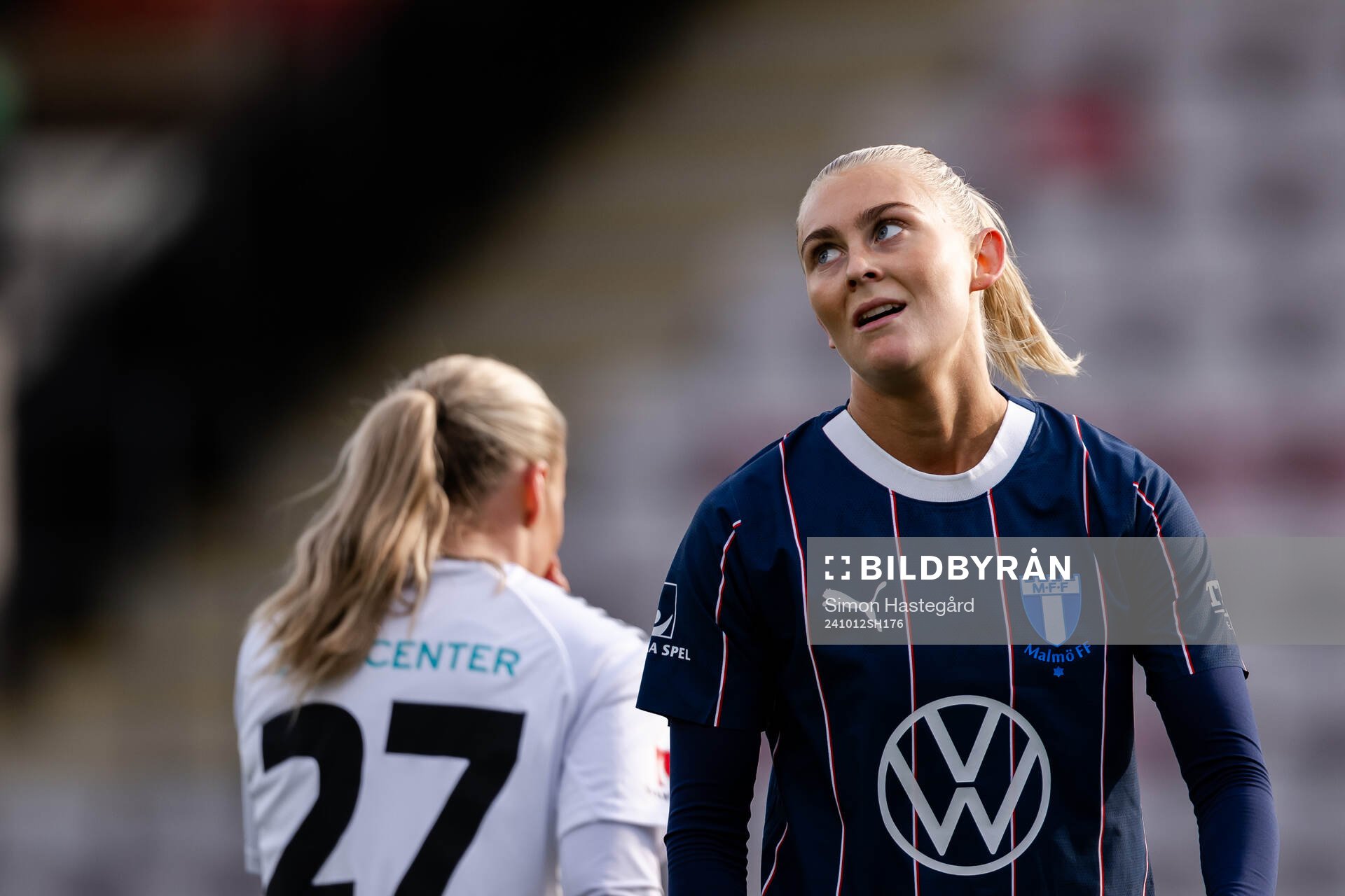 Malmö FFs Beatrice Persson deppar
