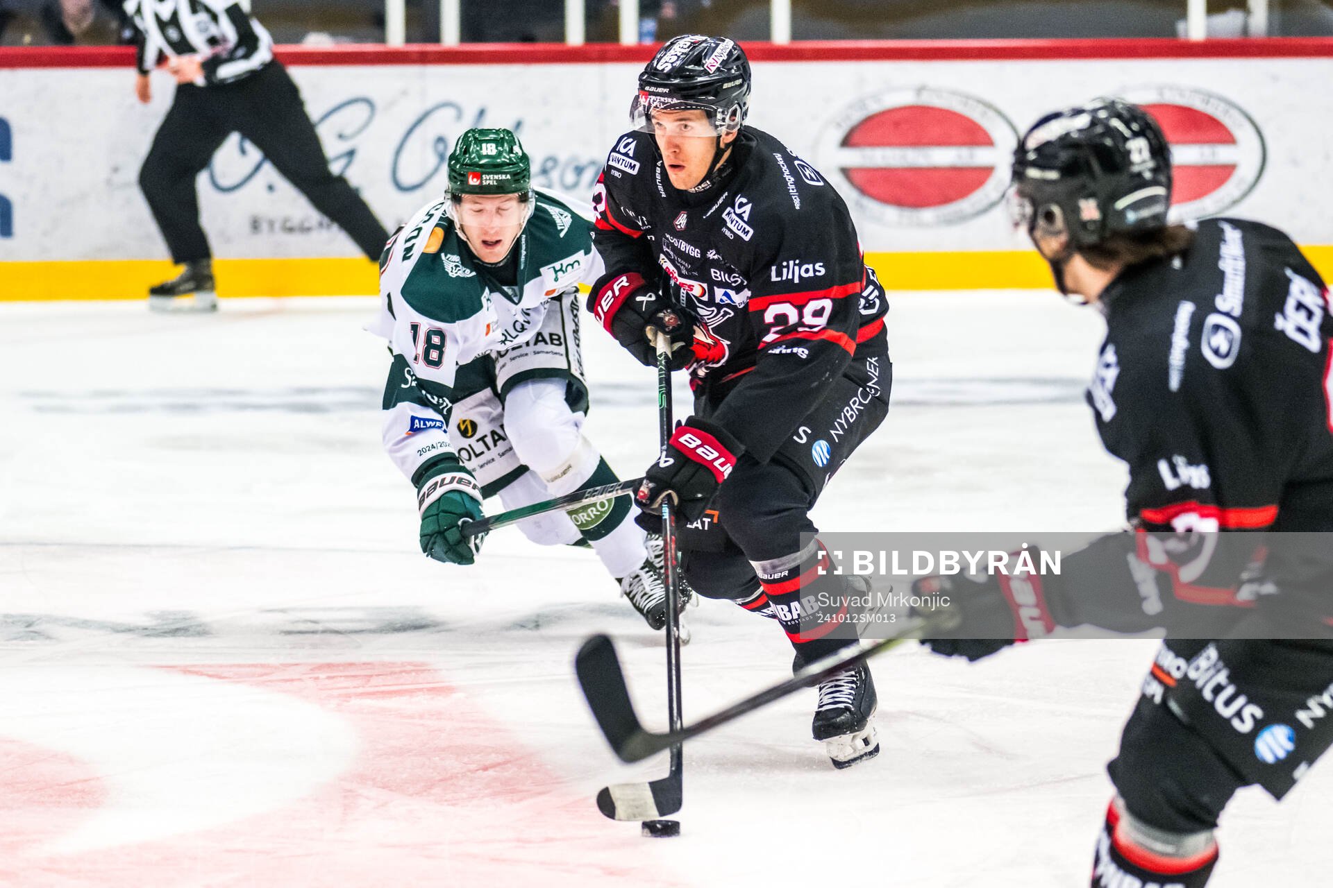 Tingsryds Jacob Svensson och Nybros Louis Boudon