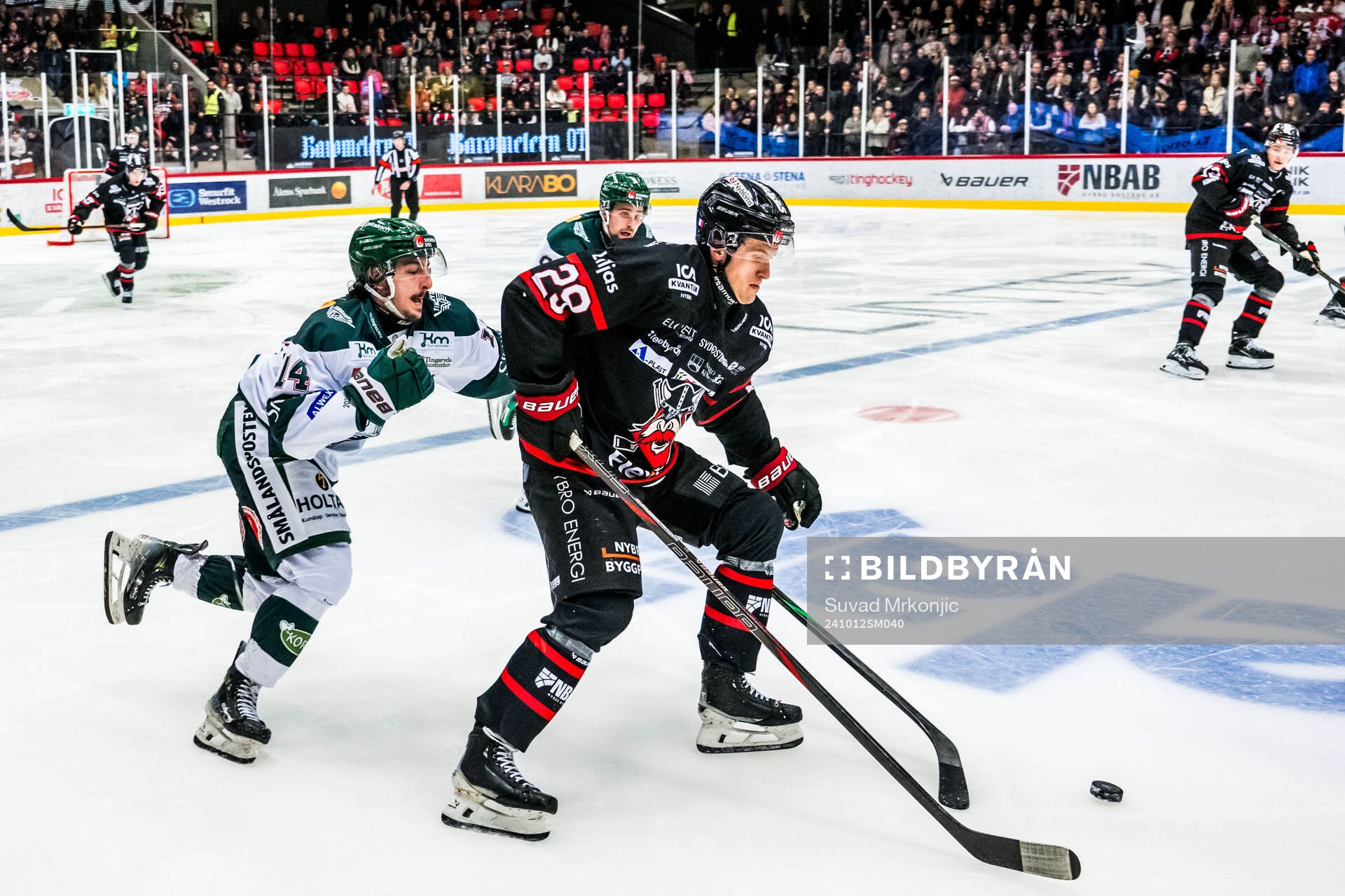 Tingsryds Quentin Tomasino och Nybros Louis Boudon