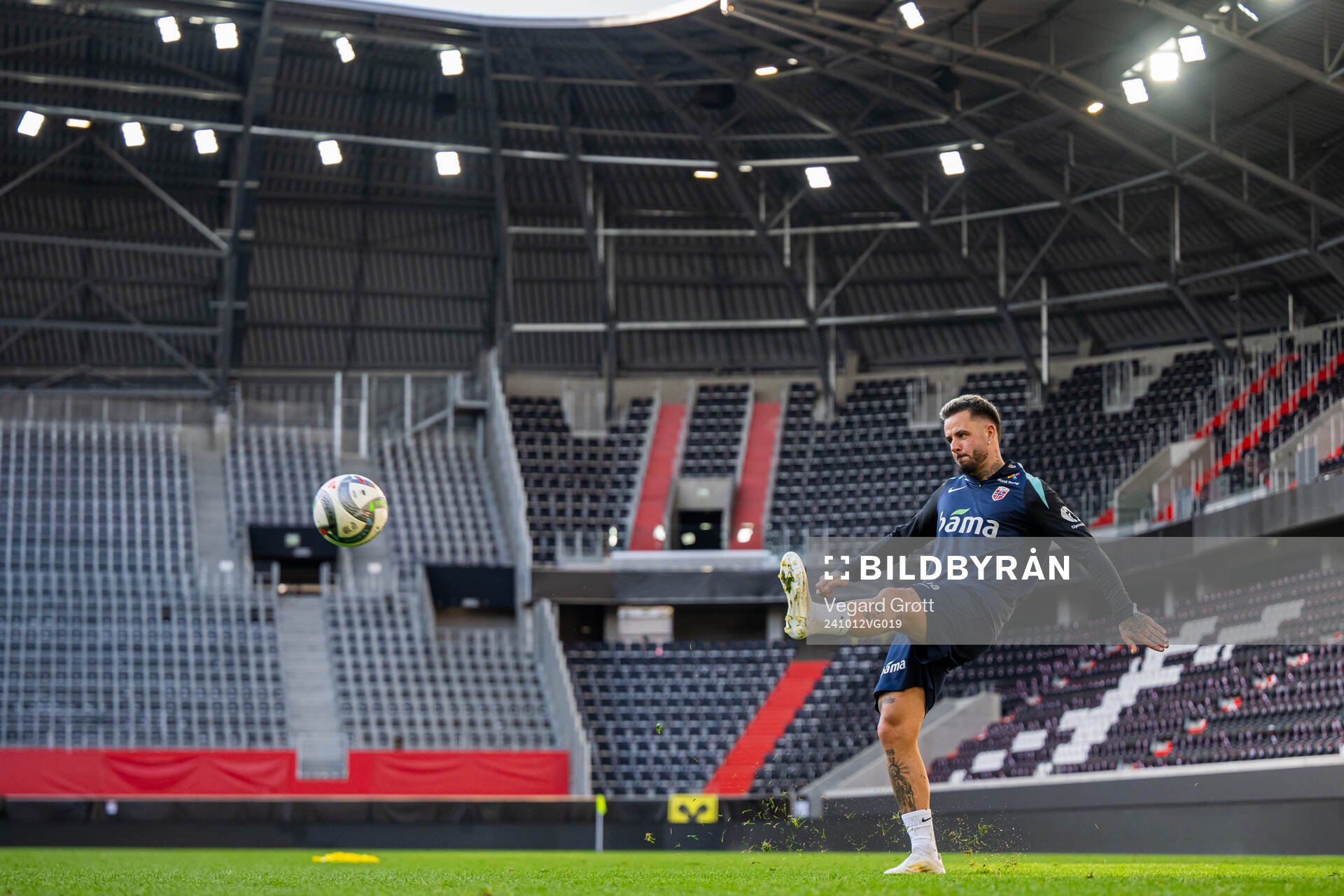 Aron Dønnum of the Norwegian national football team