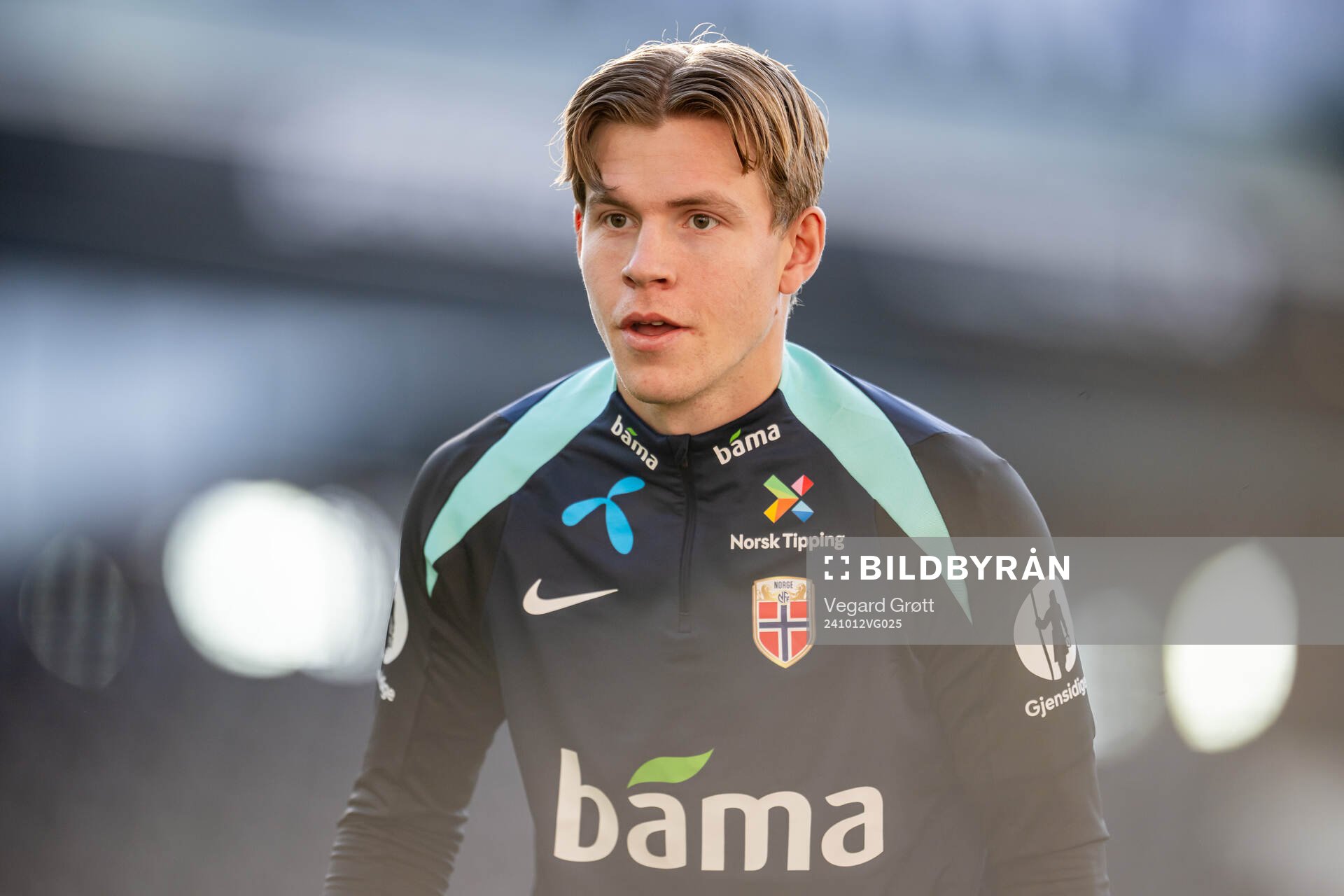Jens Petter Hauge of the Norwegian national football team