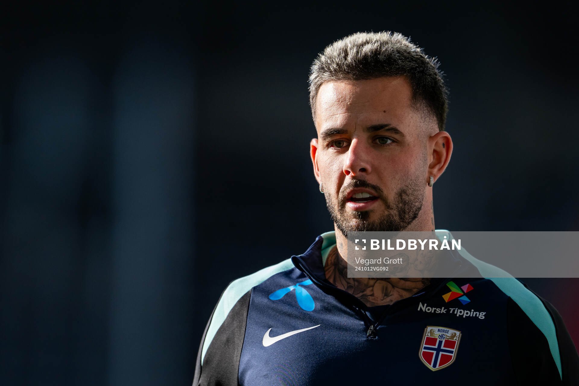 Aron Dønnum of the Norwegian national football team