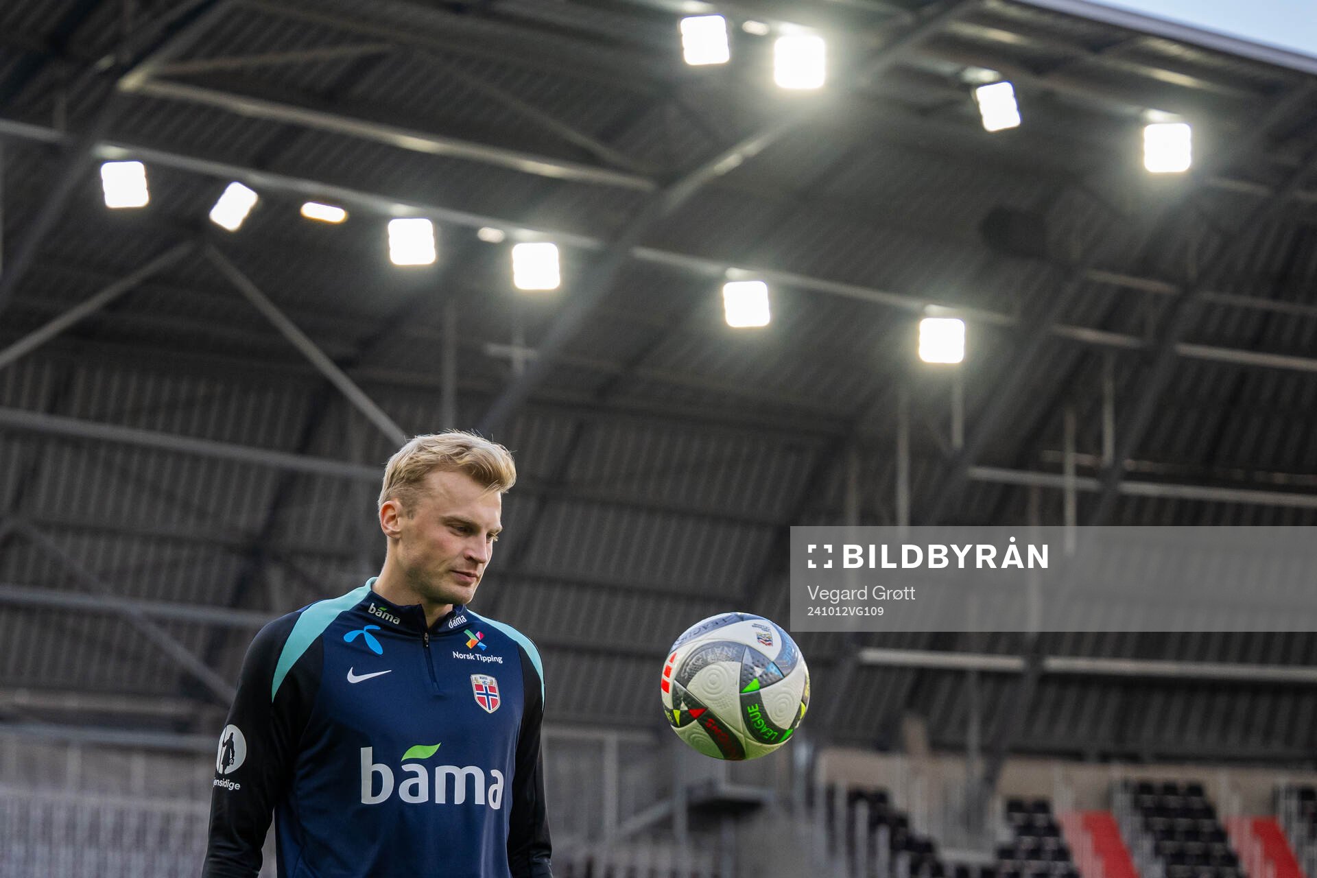 Sondre Langås of the Norwegian national football team