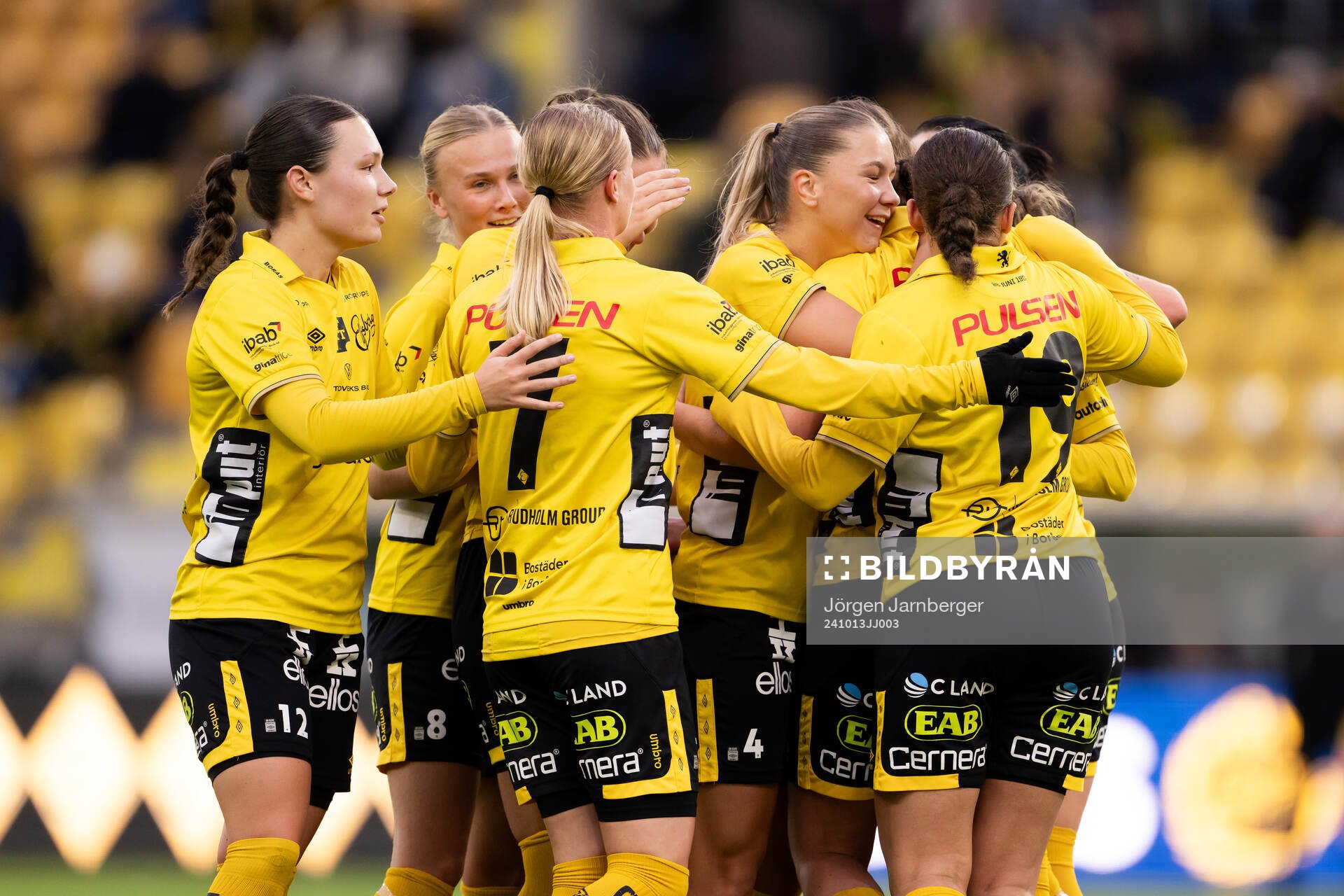 Elfsborgs spelare jublar