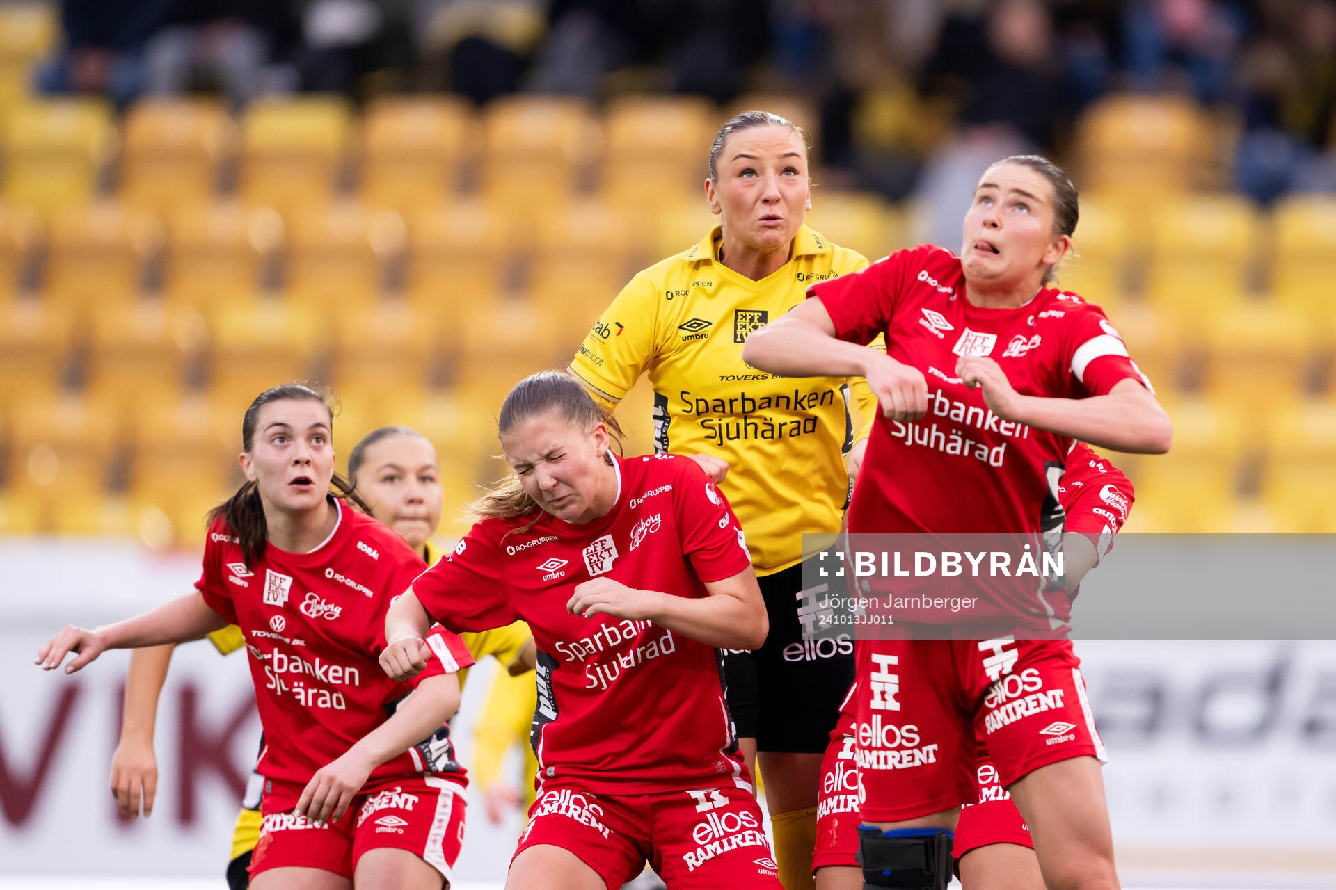 Elfsborgs Stina jensen och Tyresös Alice Juthberg