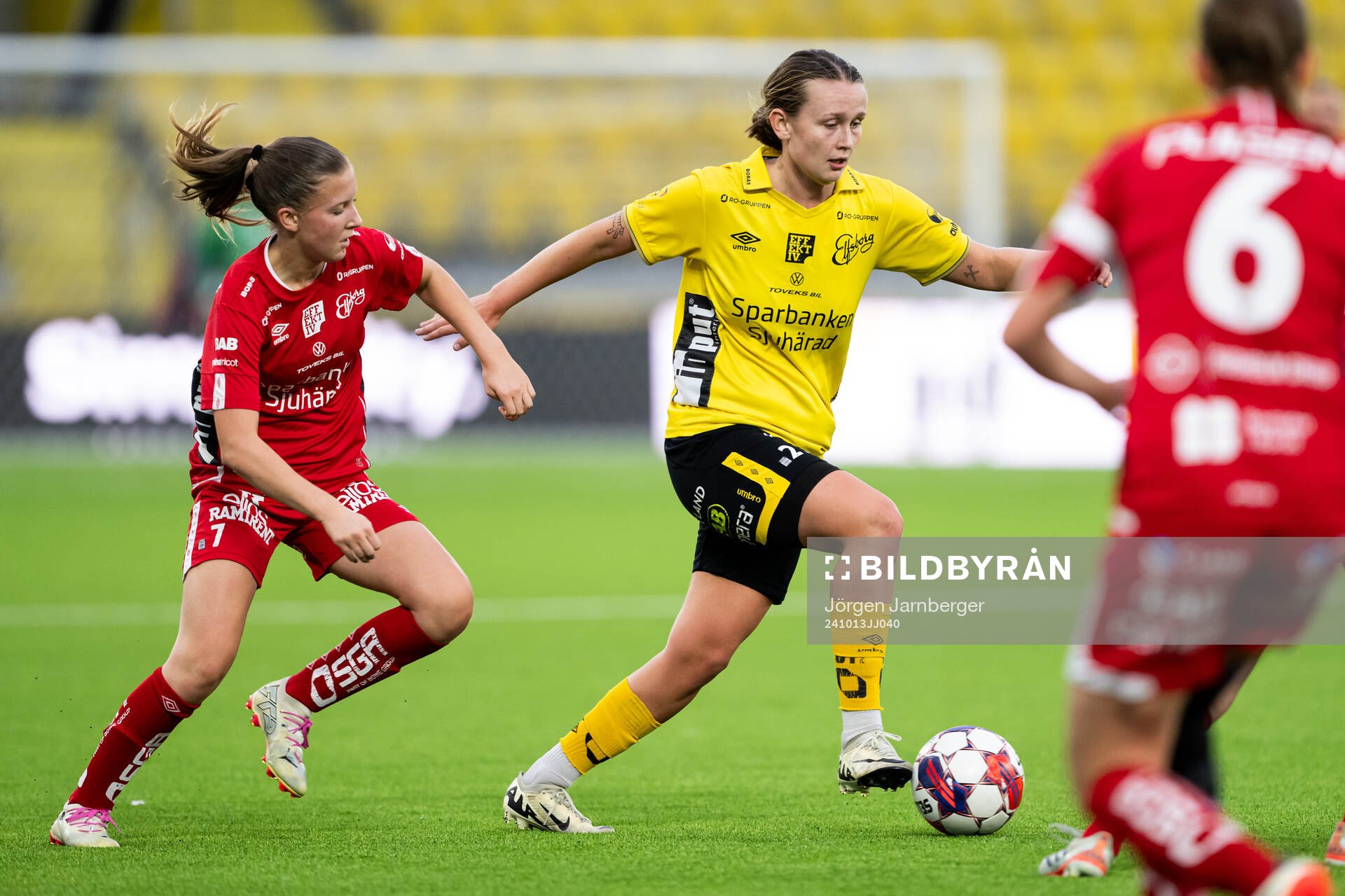 Tyresös Filippa Pettersson och Elfsborgs Ellen Nilsson