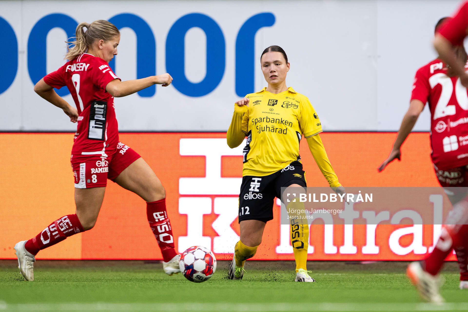 Tyresös Liv Borgman och Elfsborgs Hedvig Petersson