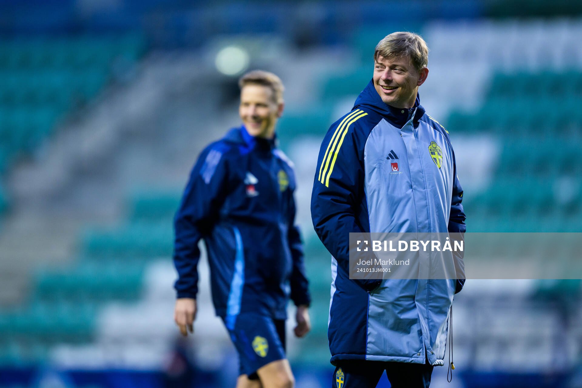 Head coach Jon Dahl Tomasson of the Swedish men's national
