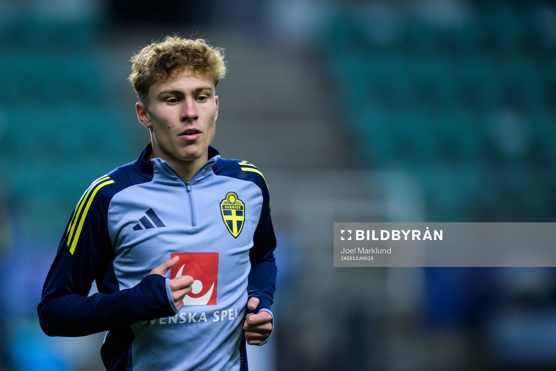 Hugo Bolin of the Swedish men's national football team