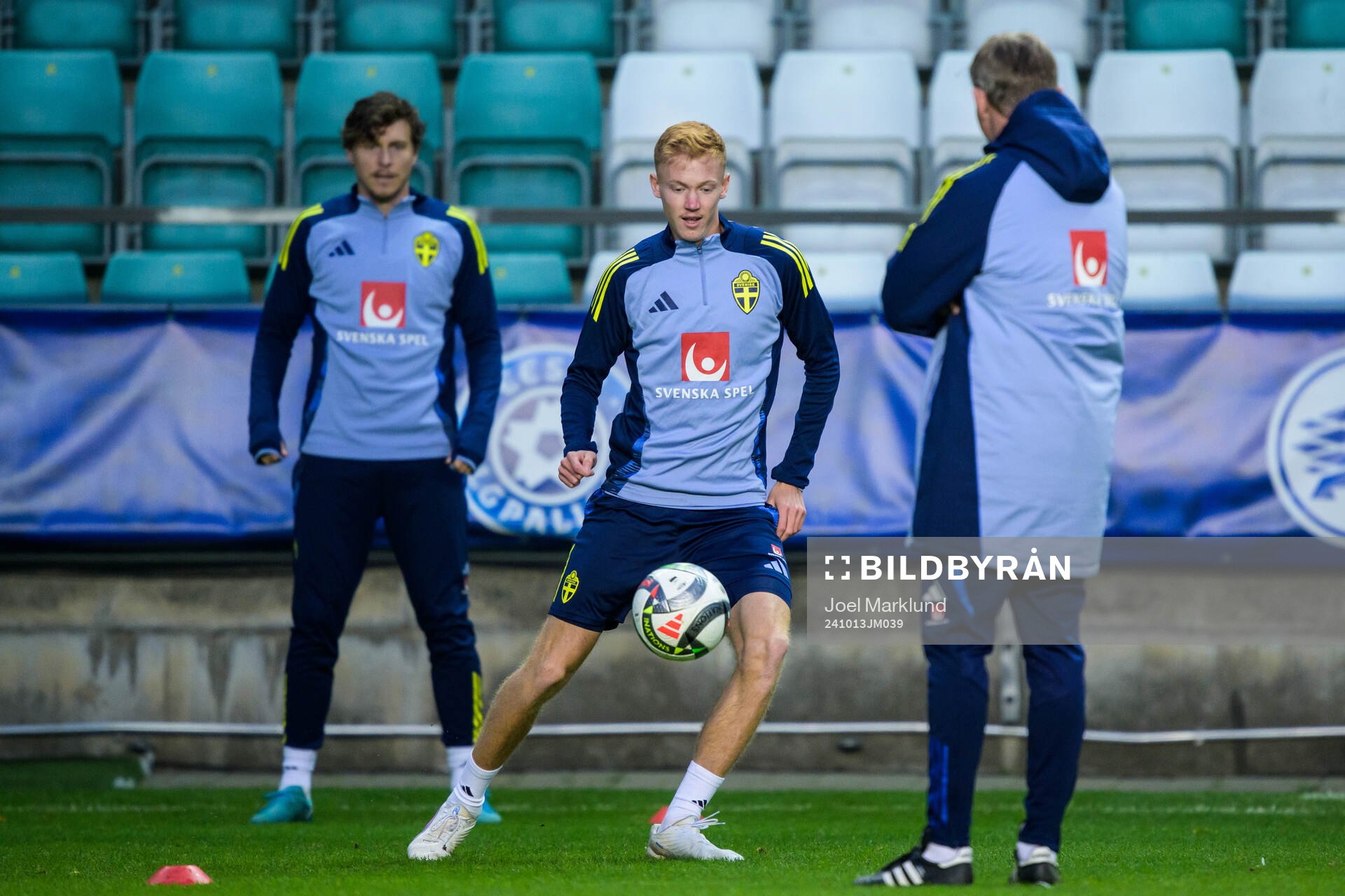 Hugo Larsson of the Swedish men's national football team