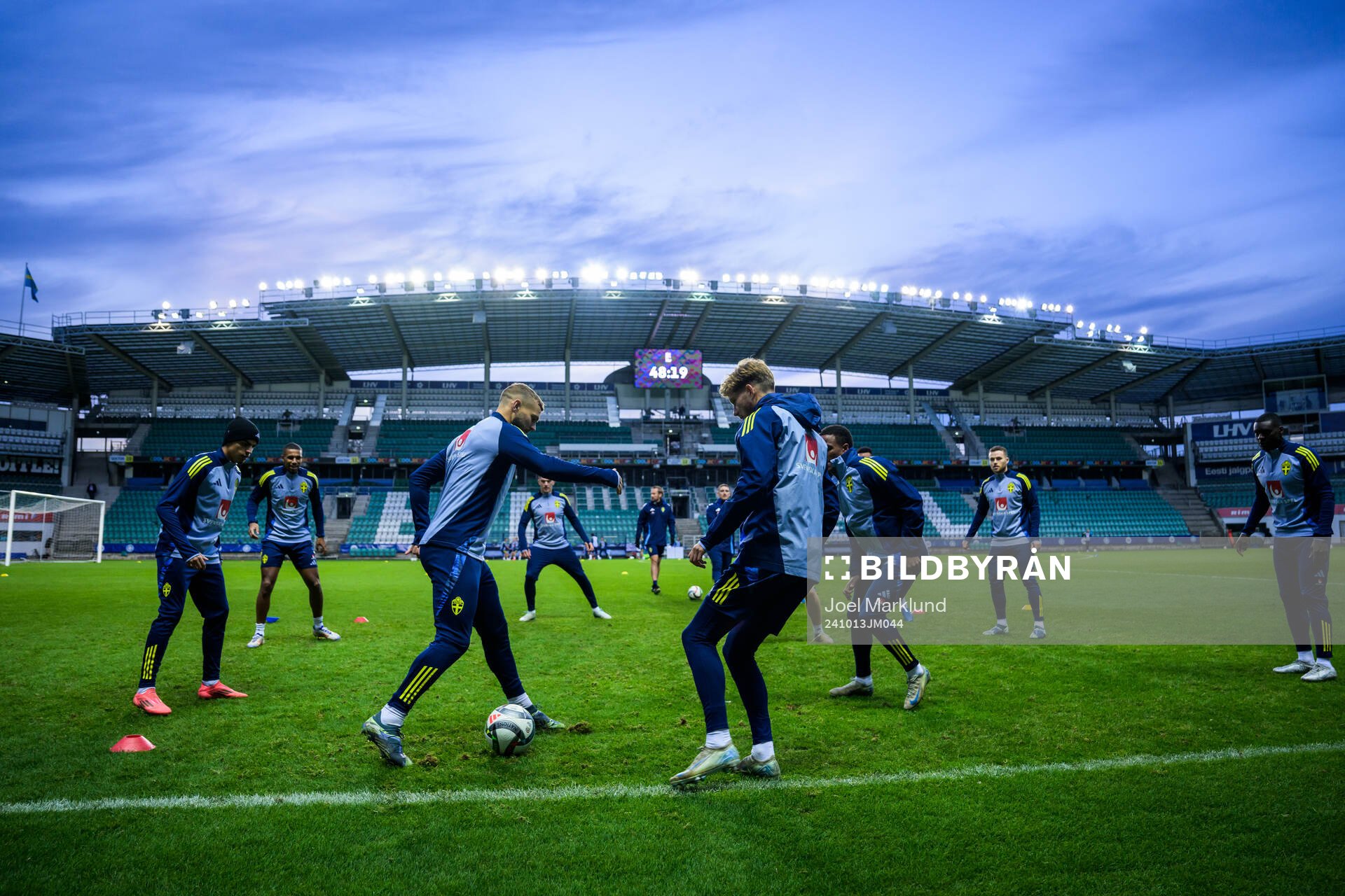 Yasin Ayari, Jesper Karlström and Anton Salétros of the
