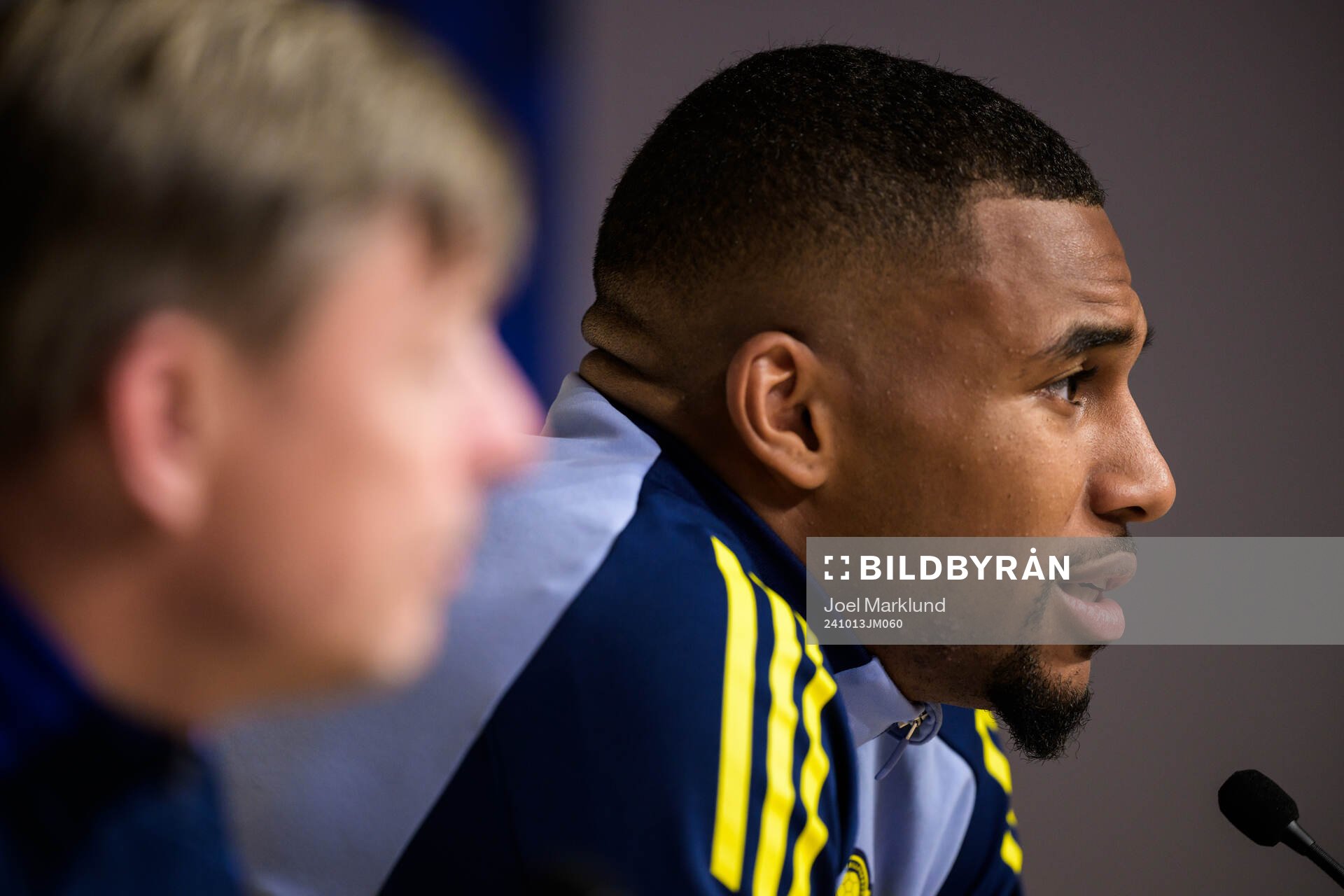 Isak Hien of the Swedish men's national football team