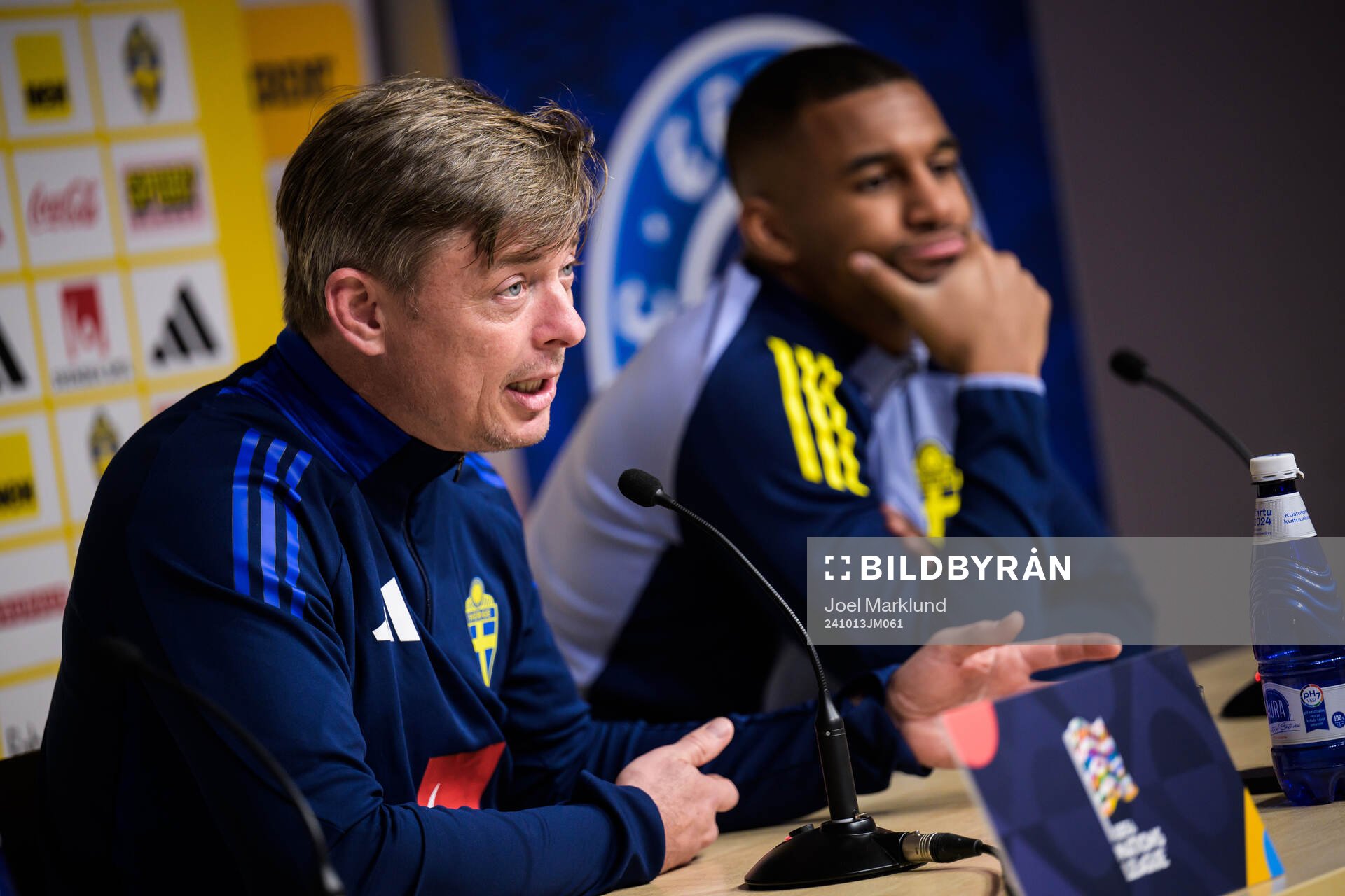 Head coach Jon Dahl Tomasson of the Swedish men's national