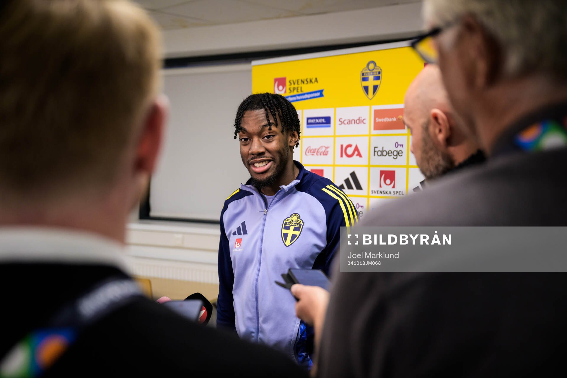 Anthony Elanga of the Swedish men's national football team