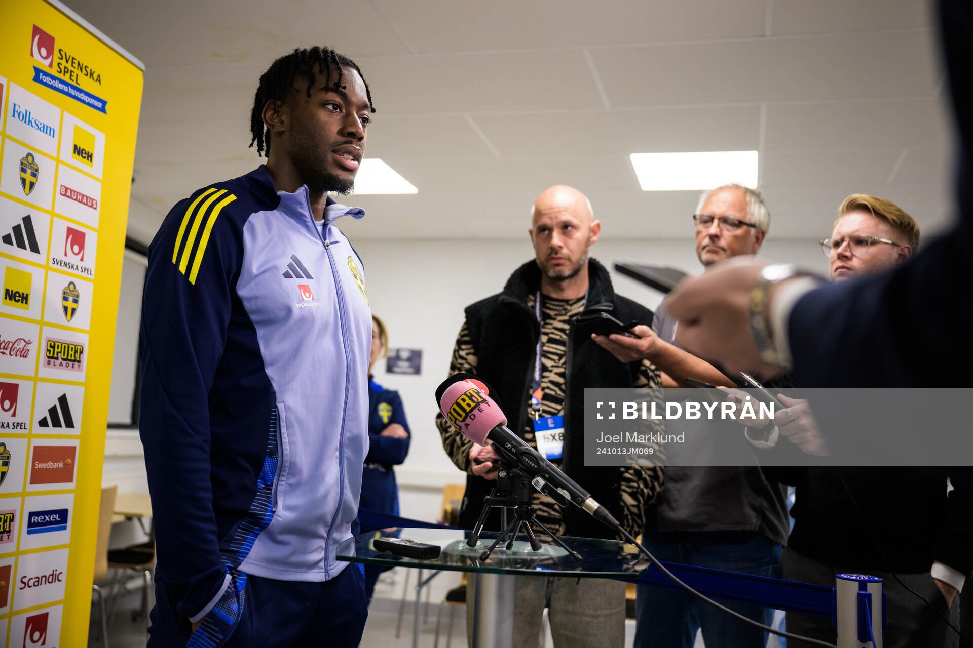 Anthony Elanga of the Swedish men's national football team
