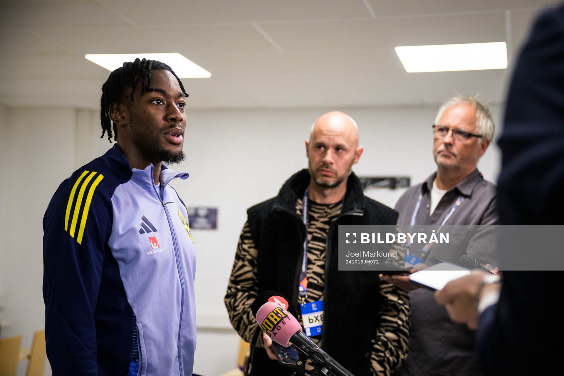 Anthony Elanga of the Swedish men's national football team