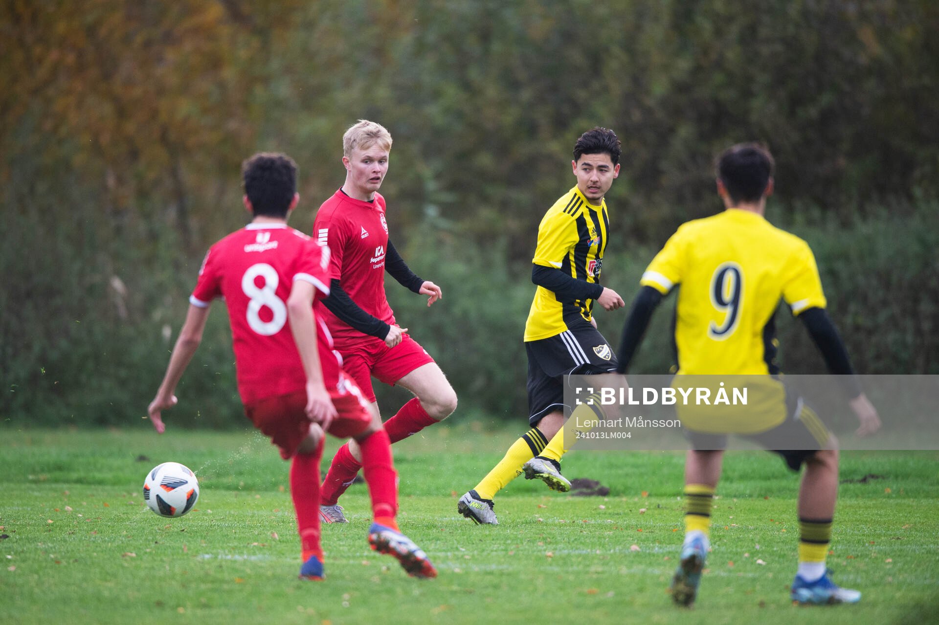 IFK Hässleholms Ali Reza Nazari i matchen i U19 mellan IFK