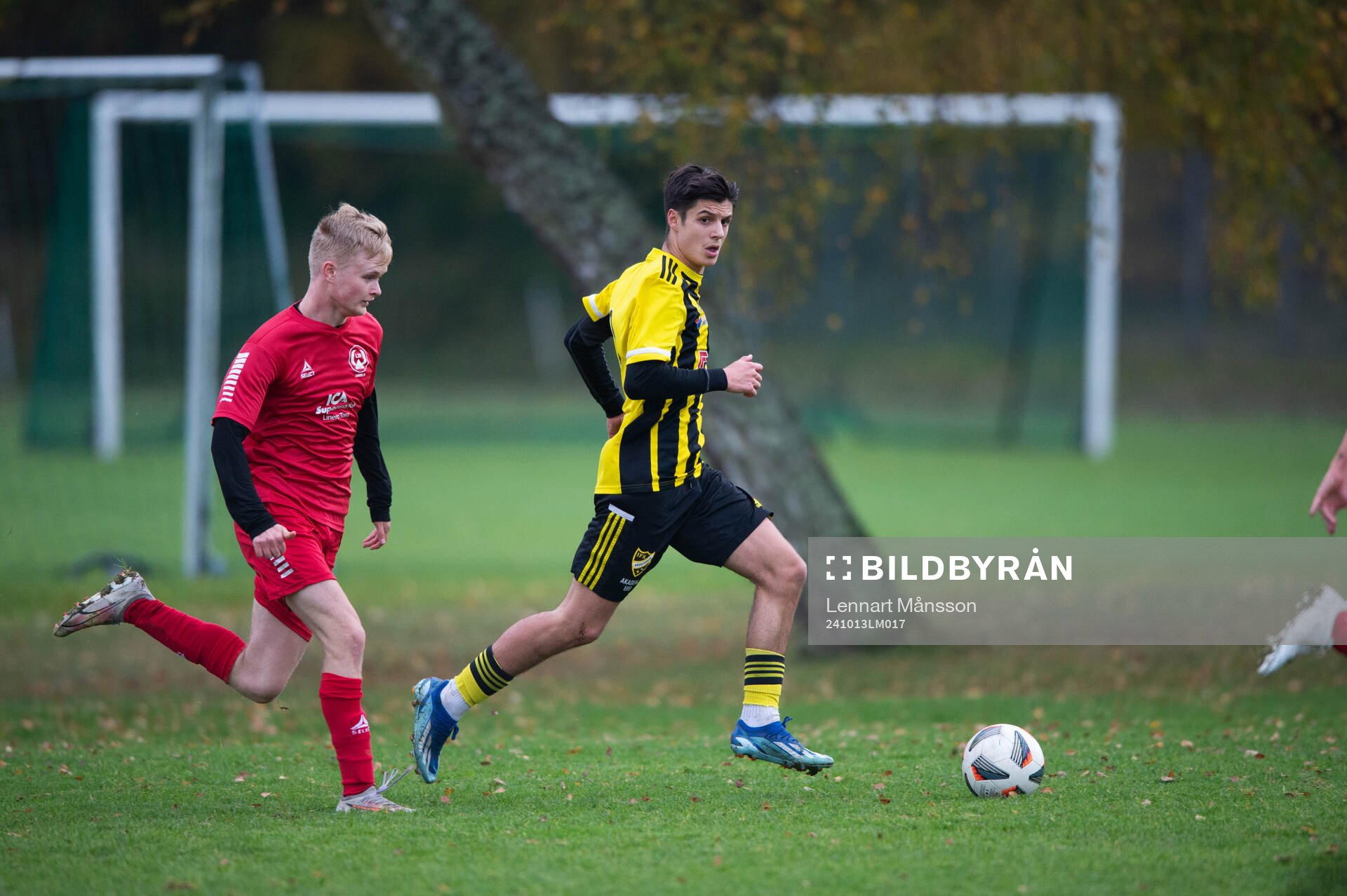 IFK Hässleholms Leon Shala i matchen i U19 mellan IFK
