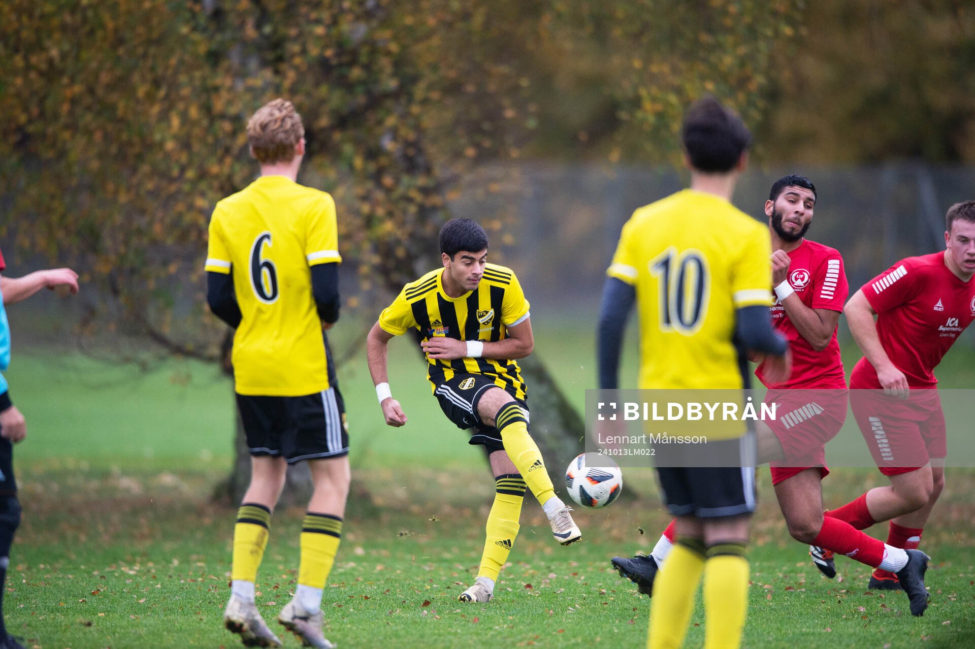 i matchen i U19 mellan IFK Hässleholm och Linero IF i