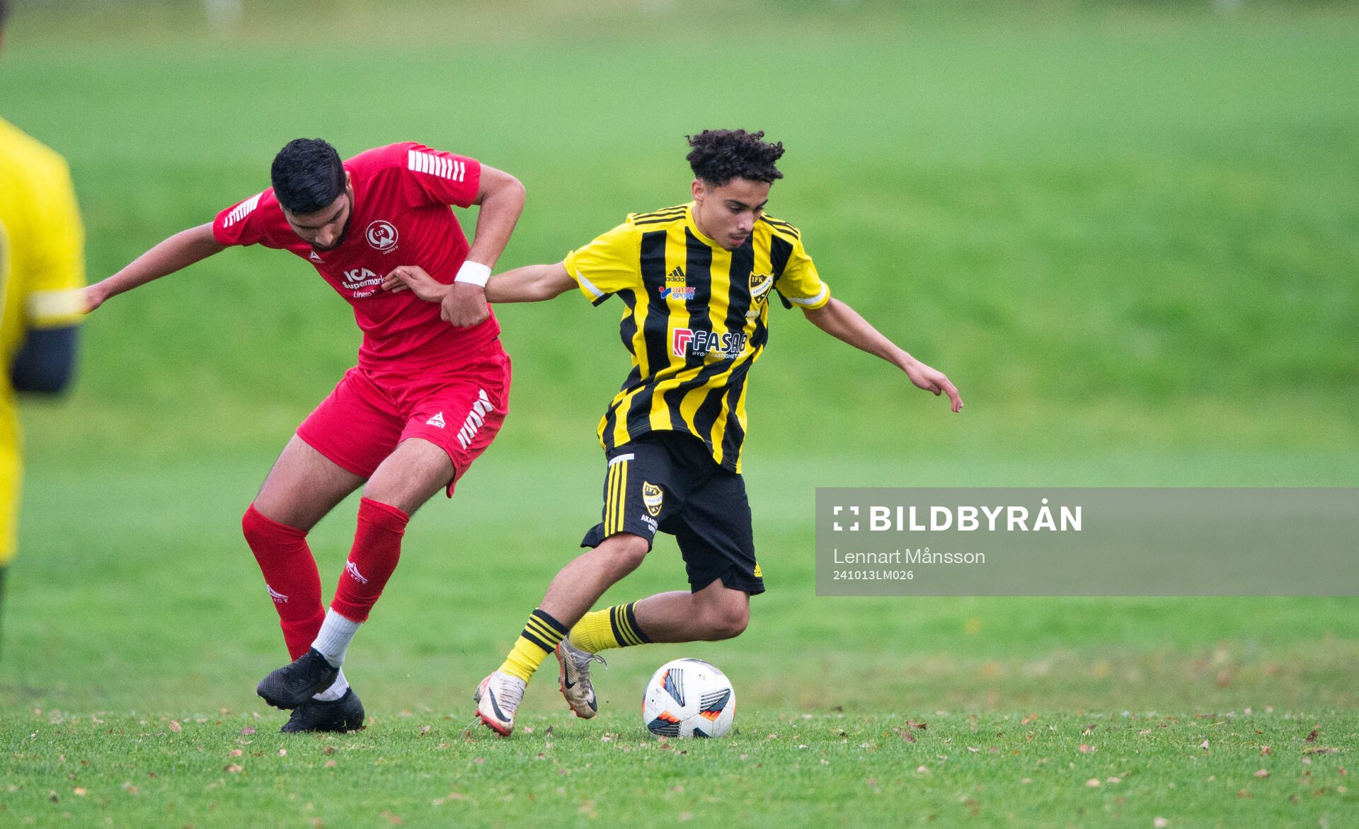 IFK Hässleholms Zeidan Sala  i matchen i U19 mellan IFK Hässleholm och Linero IF i Hässleholm 13 oktober 2024.
