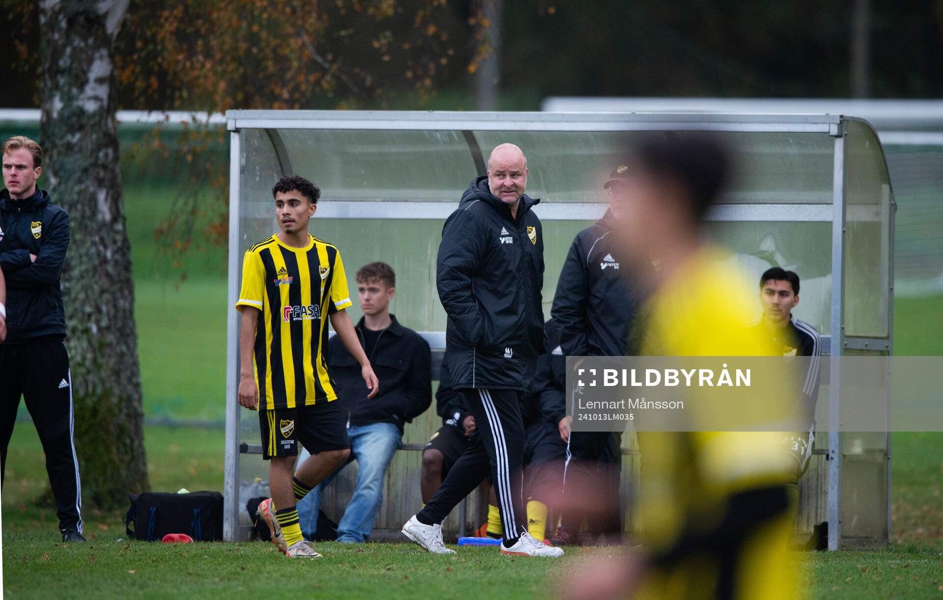 IFK Hässleholms tränarduo Filip och Magnus Jönsson (far