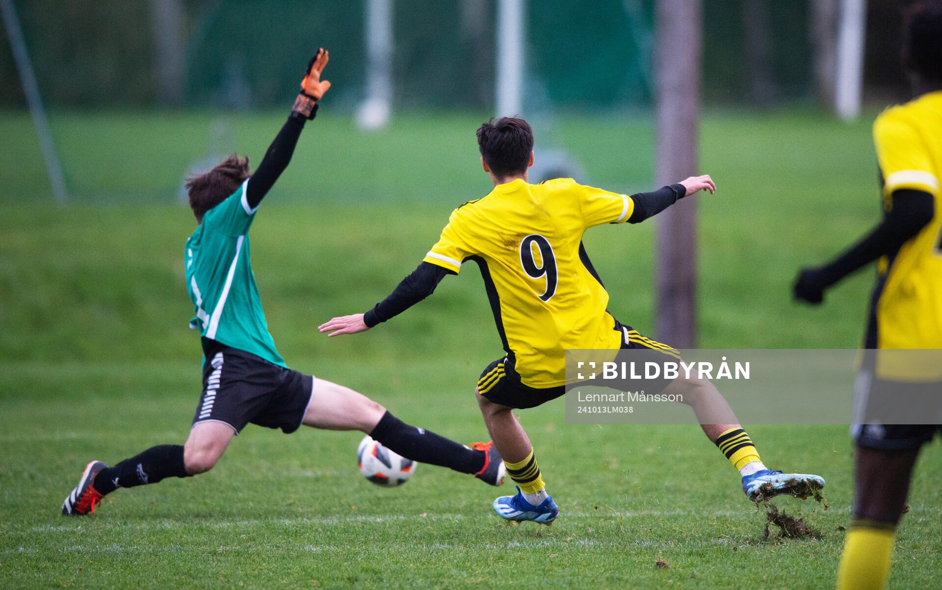 IFK Hässleholms Leon Shala i matchen i U19 mellan IFK