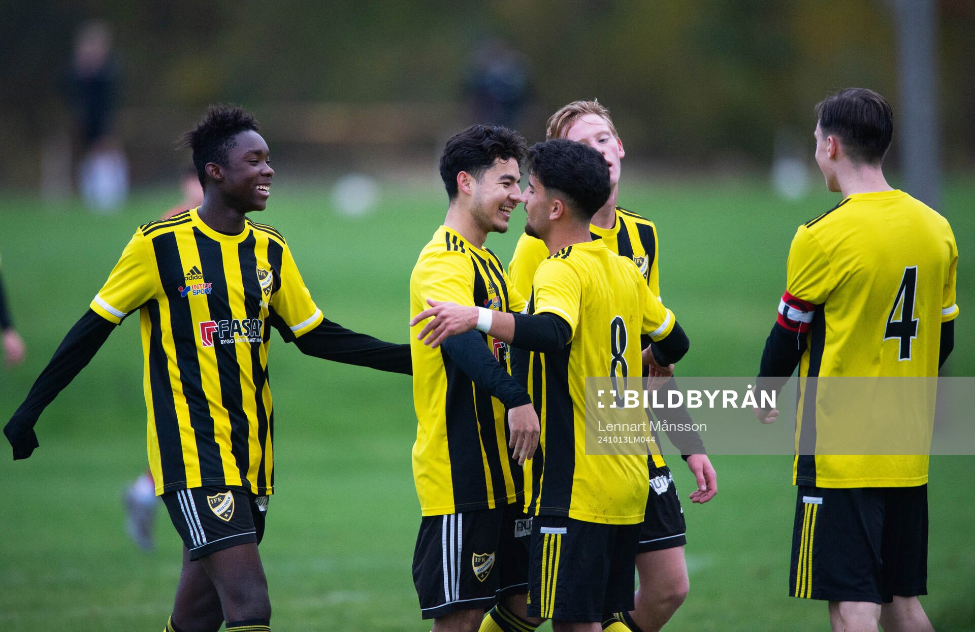 IFK Hässleholms Ali Reza Nasari jublar