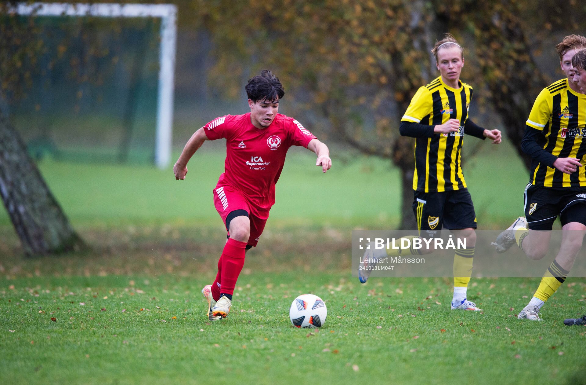 i matchen i U19 mellan IFK Hässleholm och Linero IF i