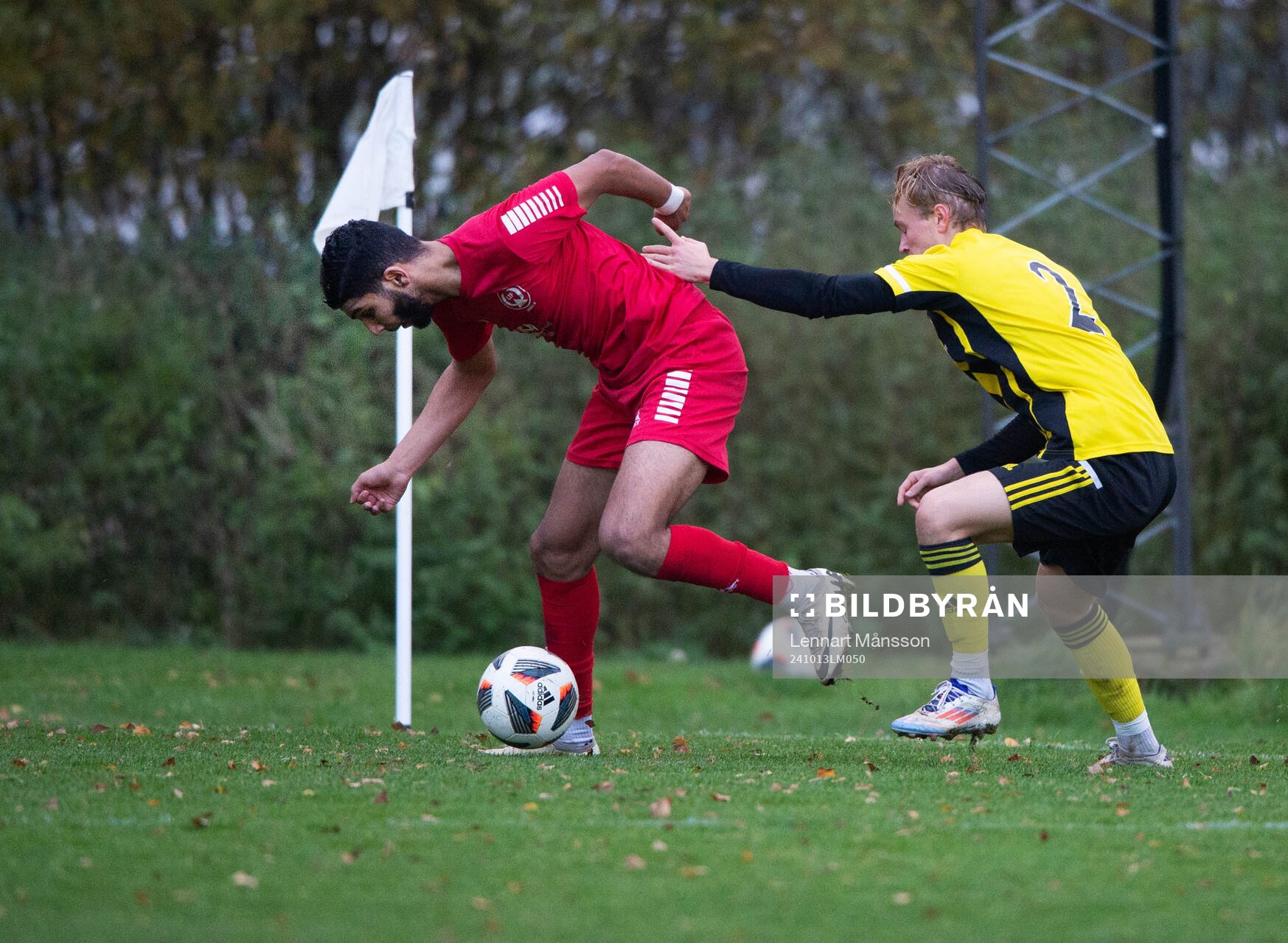 IFK Hässleholms Malte Jenvén i matchen i U19 mellan IFK
