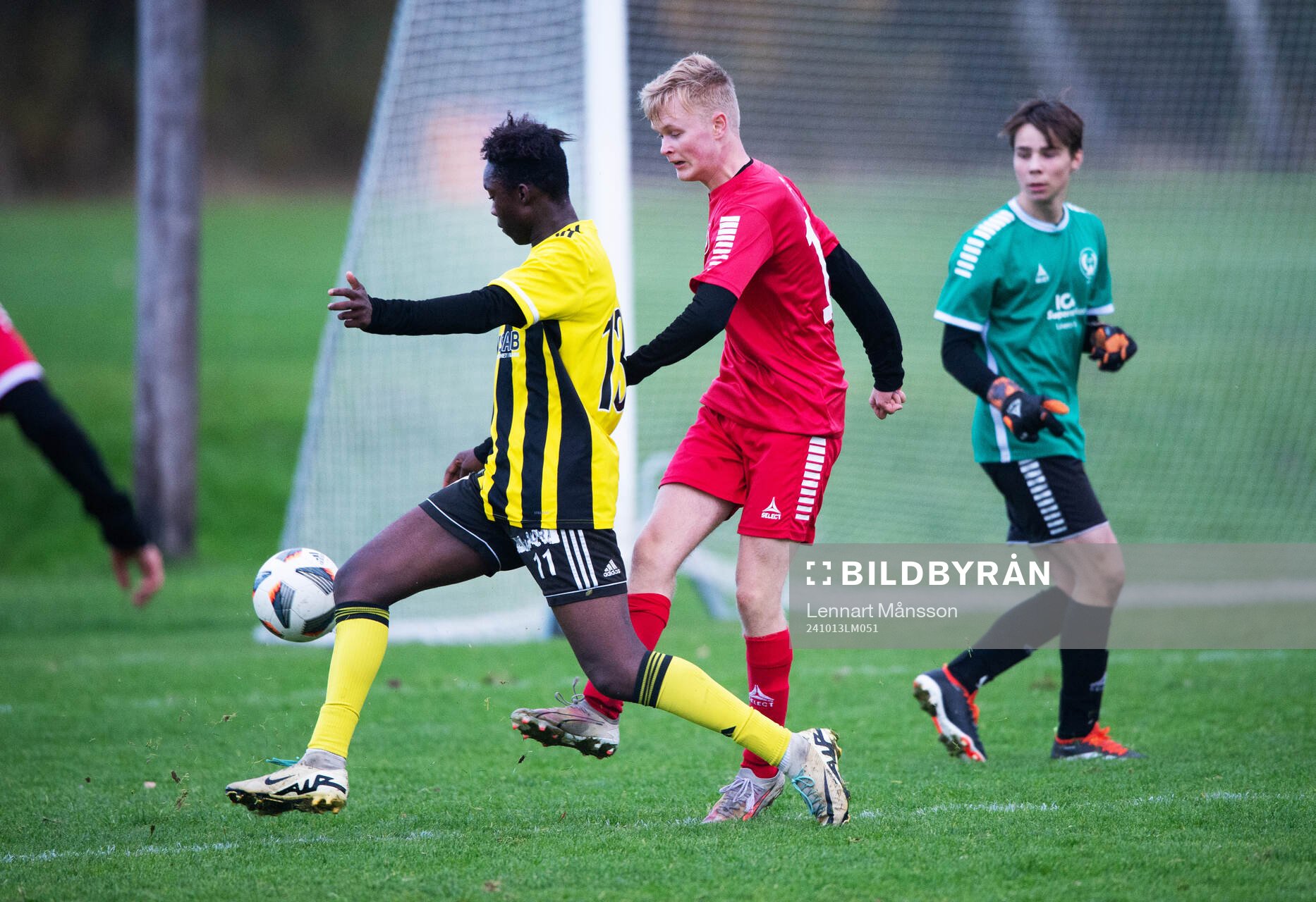 IFK Hässleholms Wisdom Anaedo i matchen i U19 mellan IFK