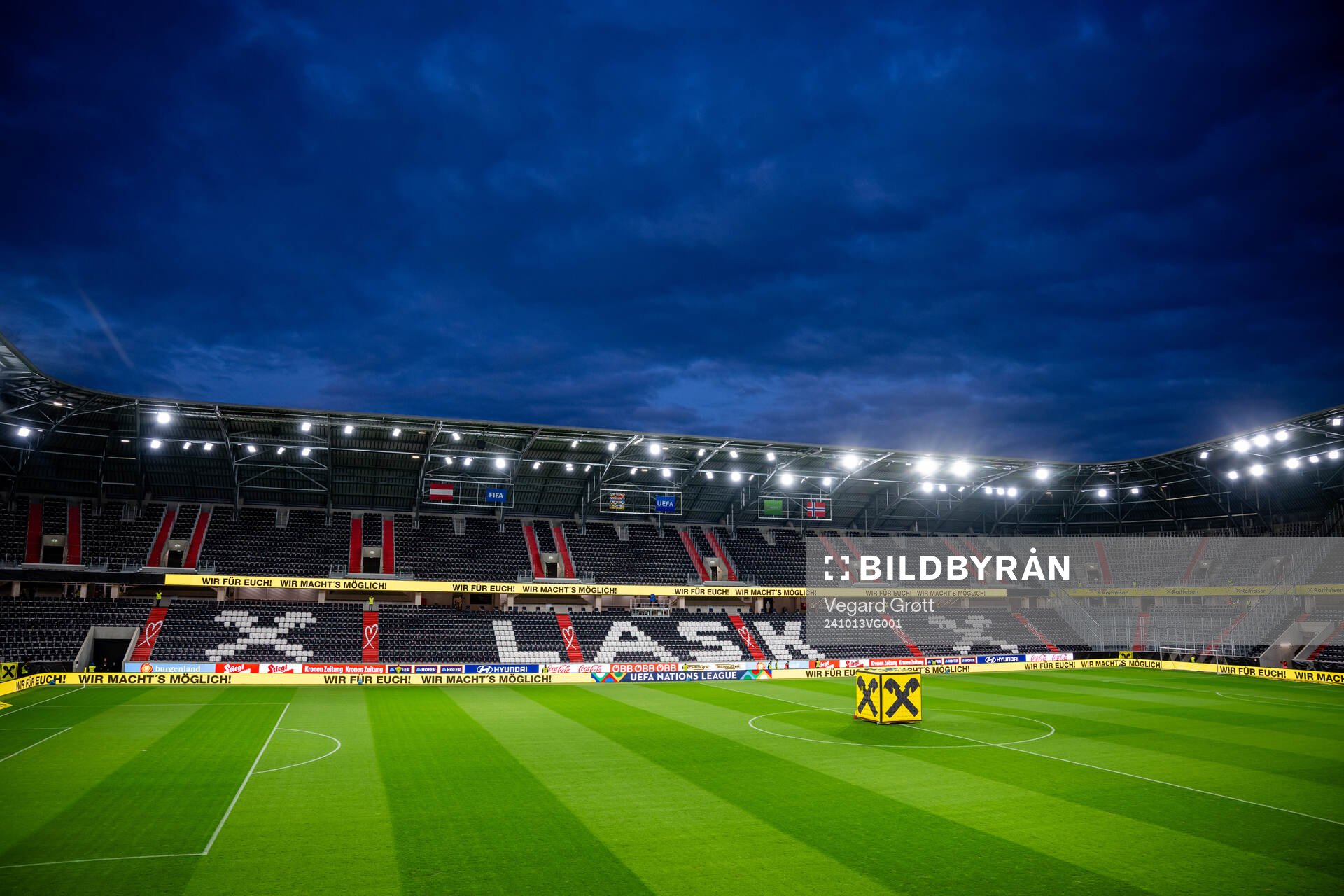General view of Raiffeisen Arena