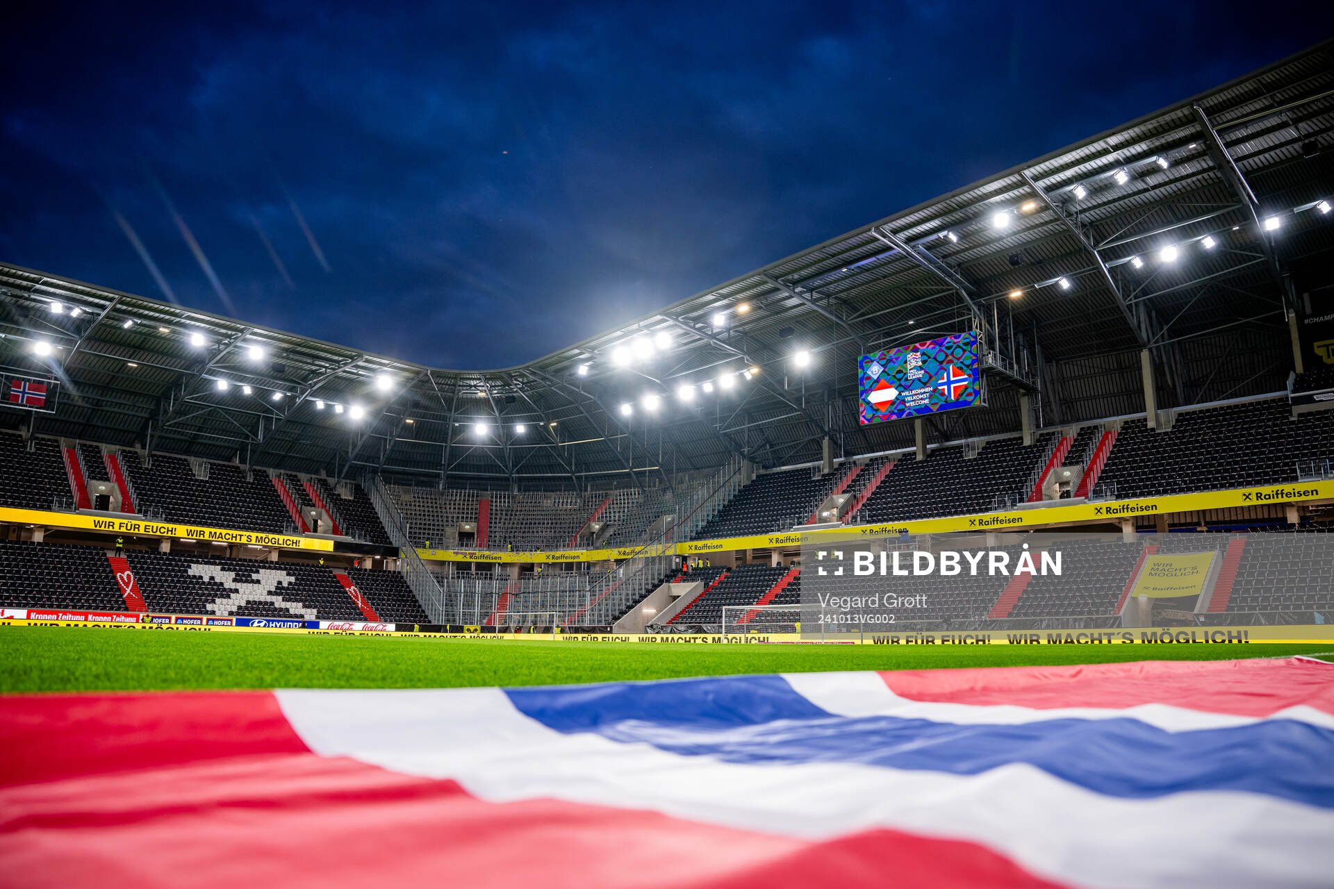 General view of Raiffeisen Arena