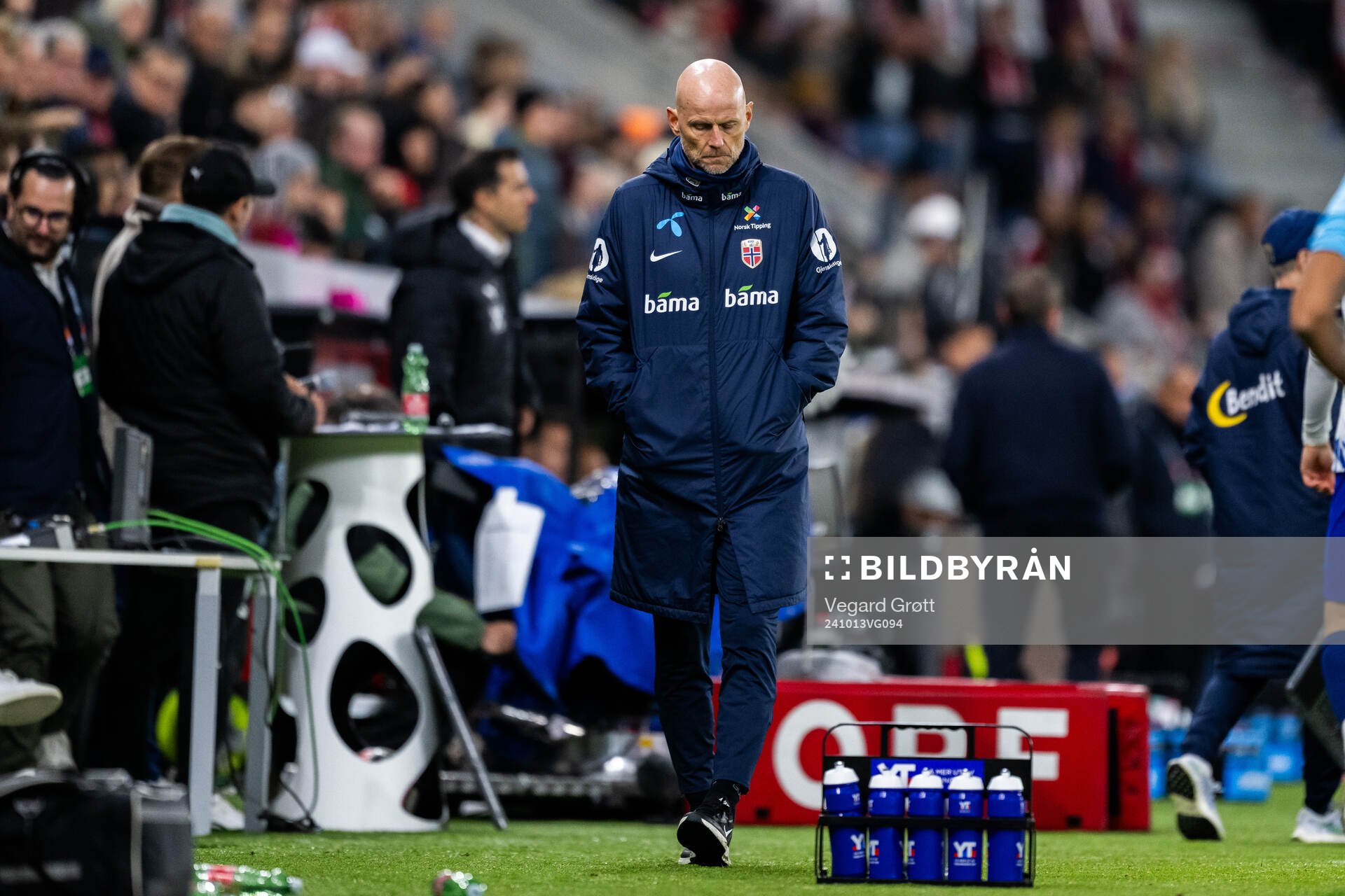 Head coach Ståle Solbakken of Norway