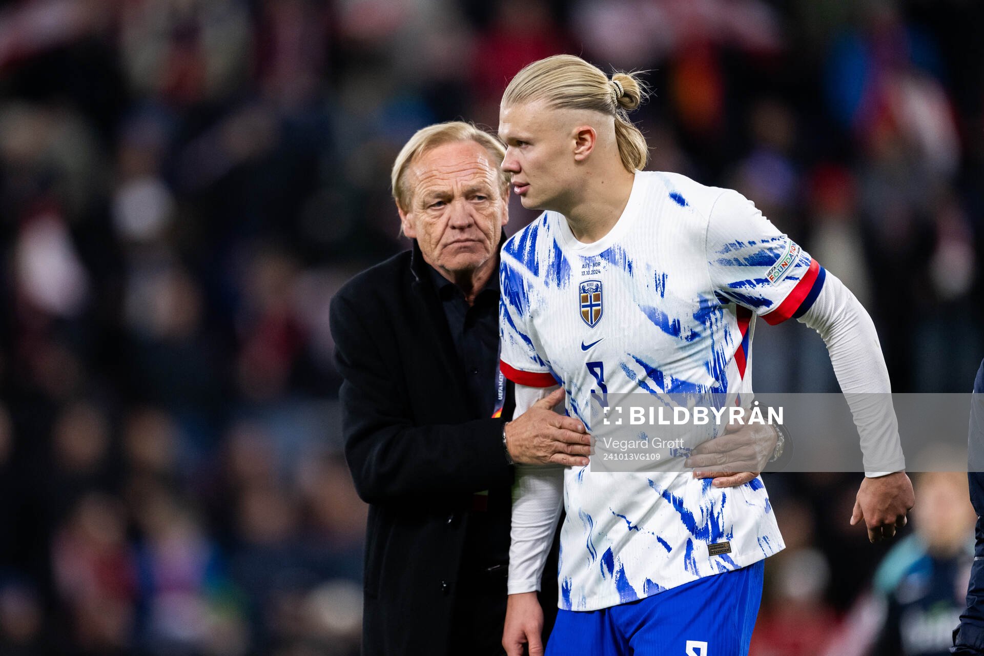 Geir Ellefsen, head of security of Norway, and Erling Braut