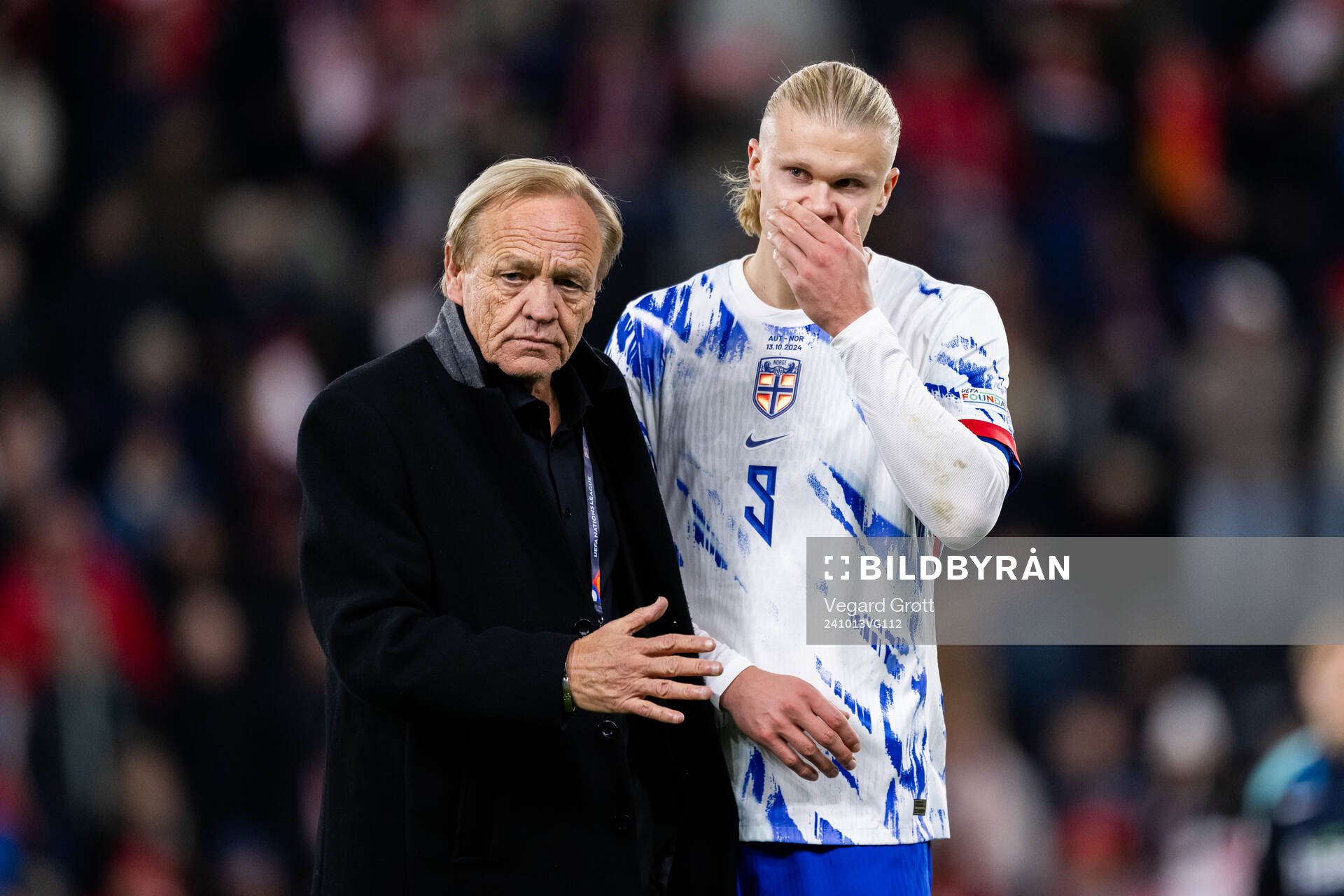 Geir Ellefsen, head of security of Norway, and Erling Braut