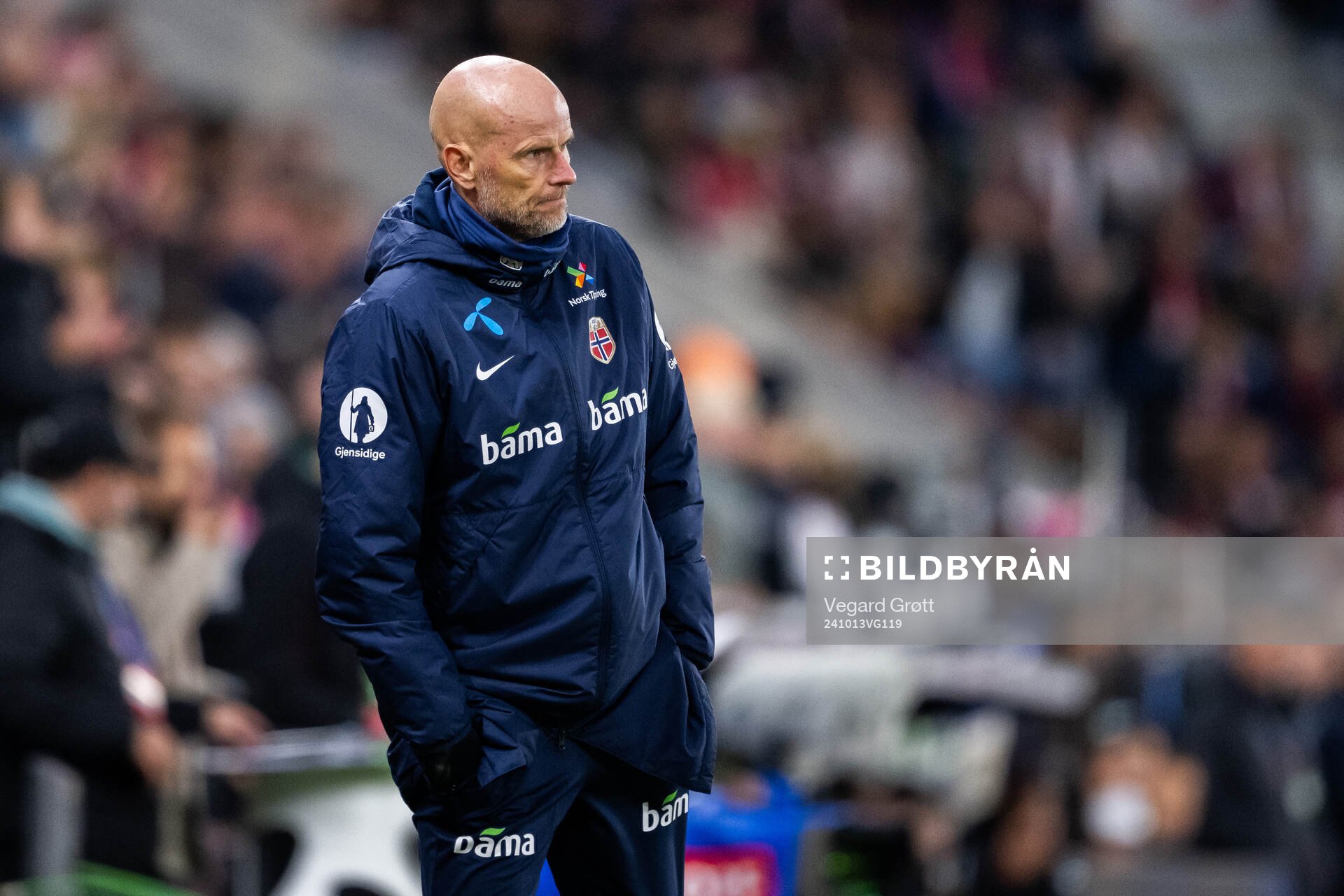 Head coach Ståle Solbakken of Norway