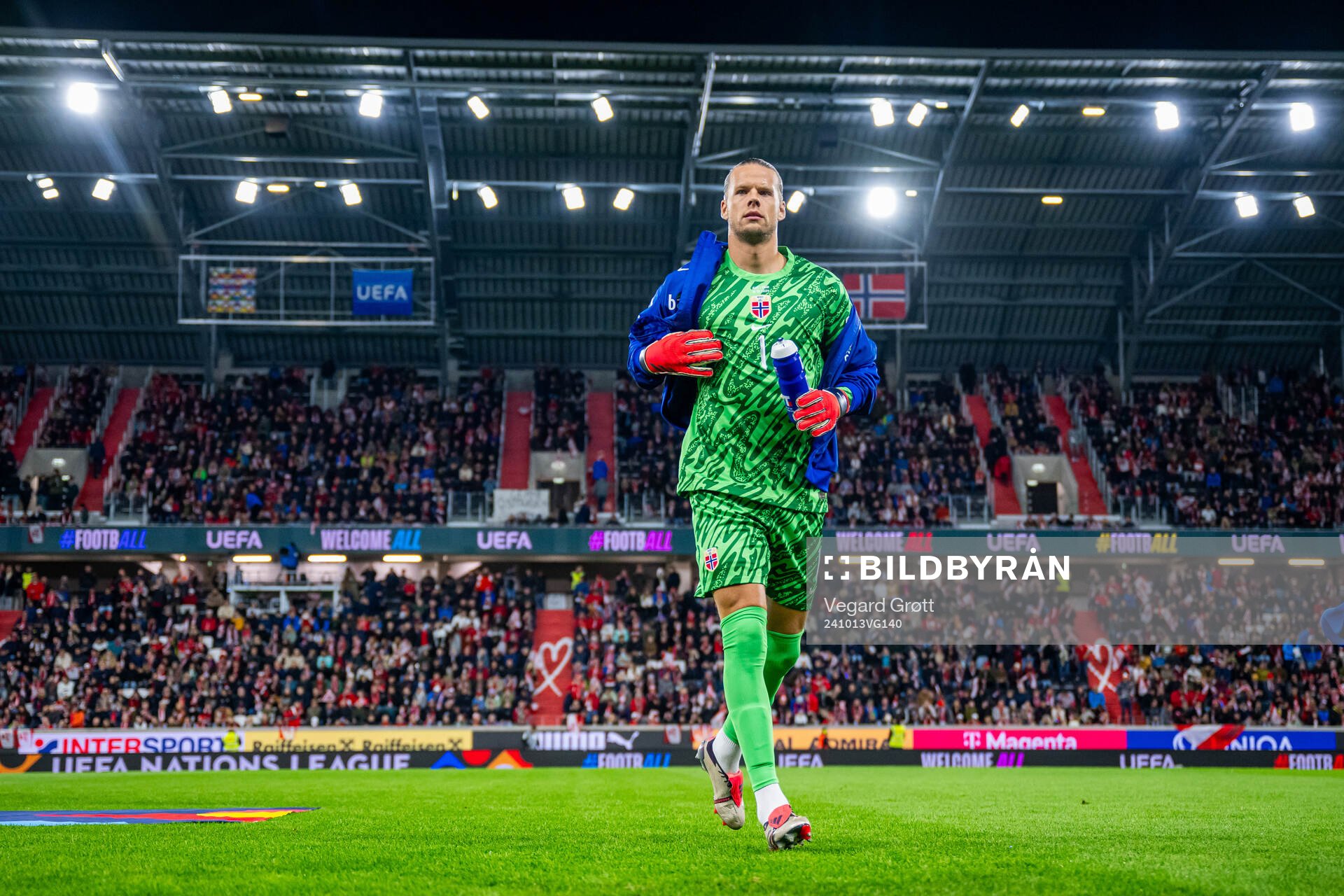 Goalkeeper Ørjan Håskjold Nyland of Norway