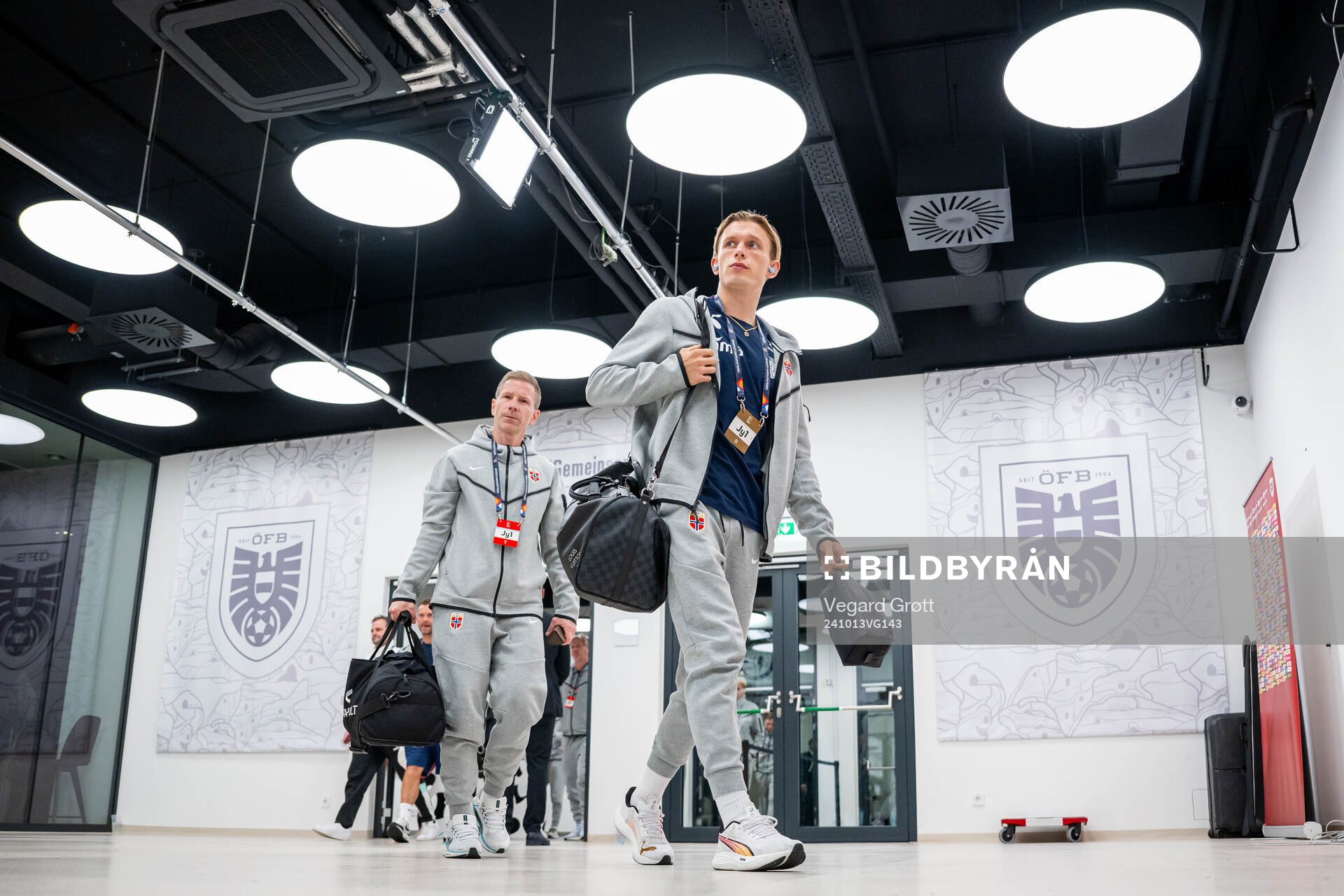 Bjørn Vidar Stenersen, fitness coach, and Marcus Holmgren