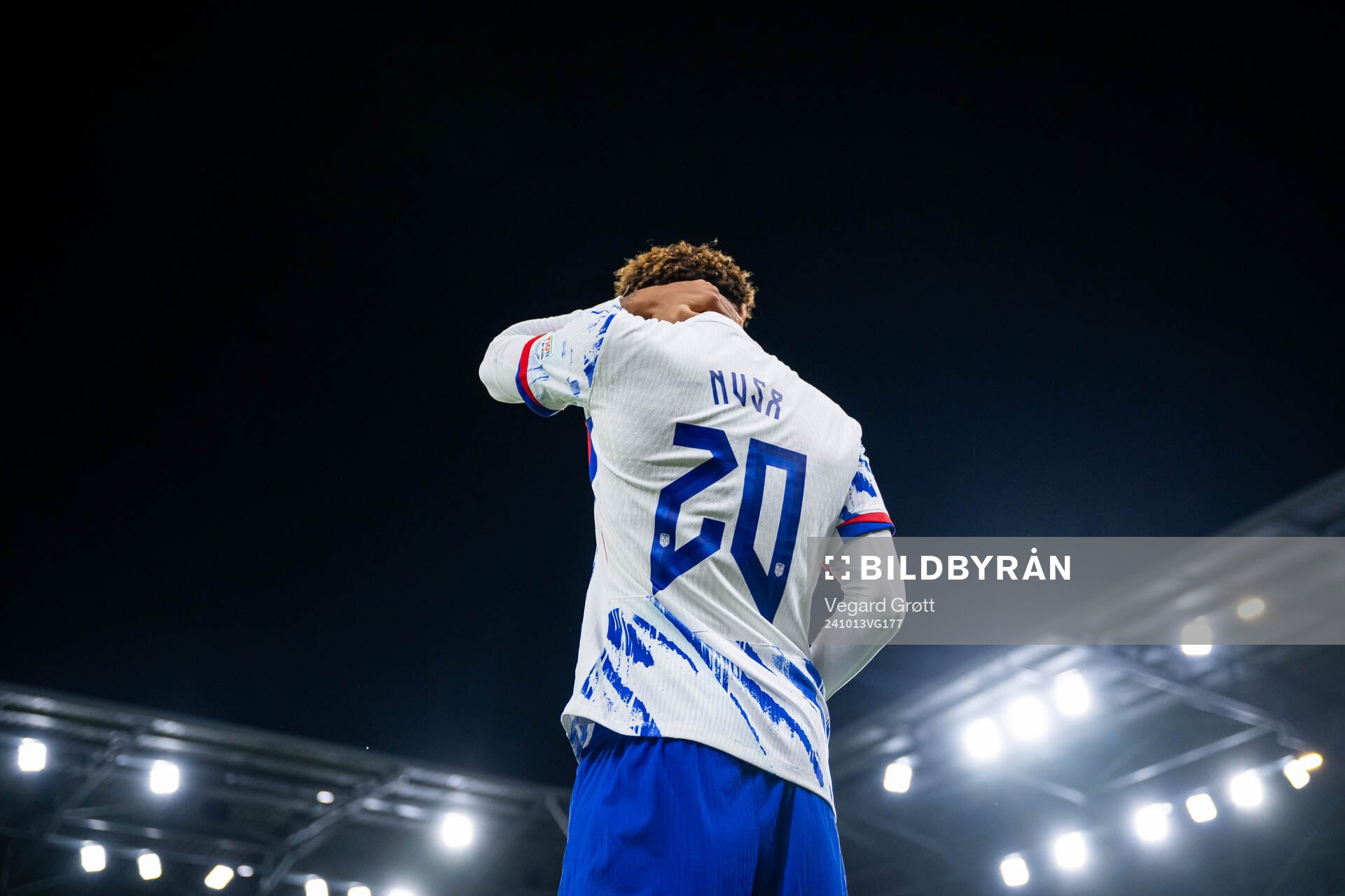 Antonio Nusa of Norway