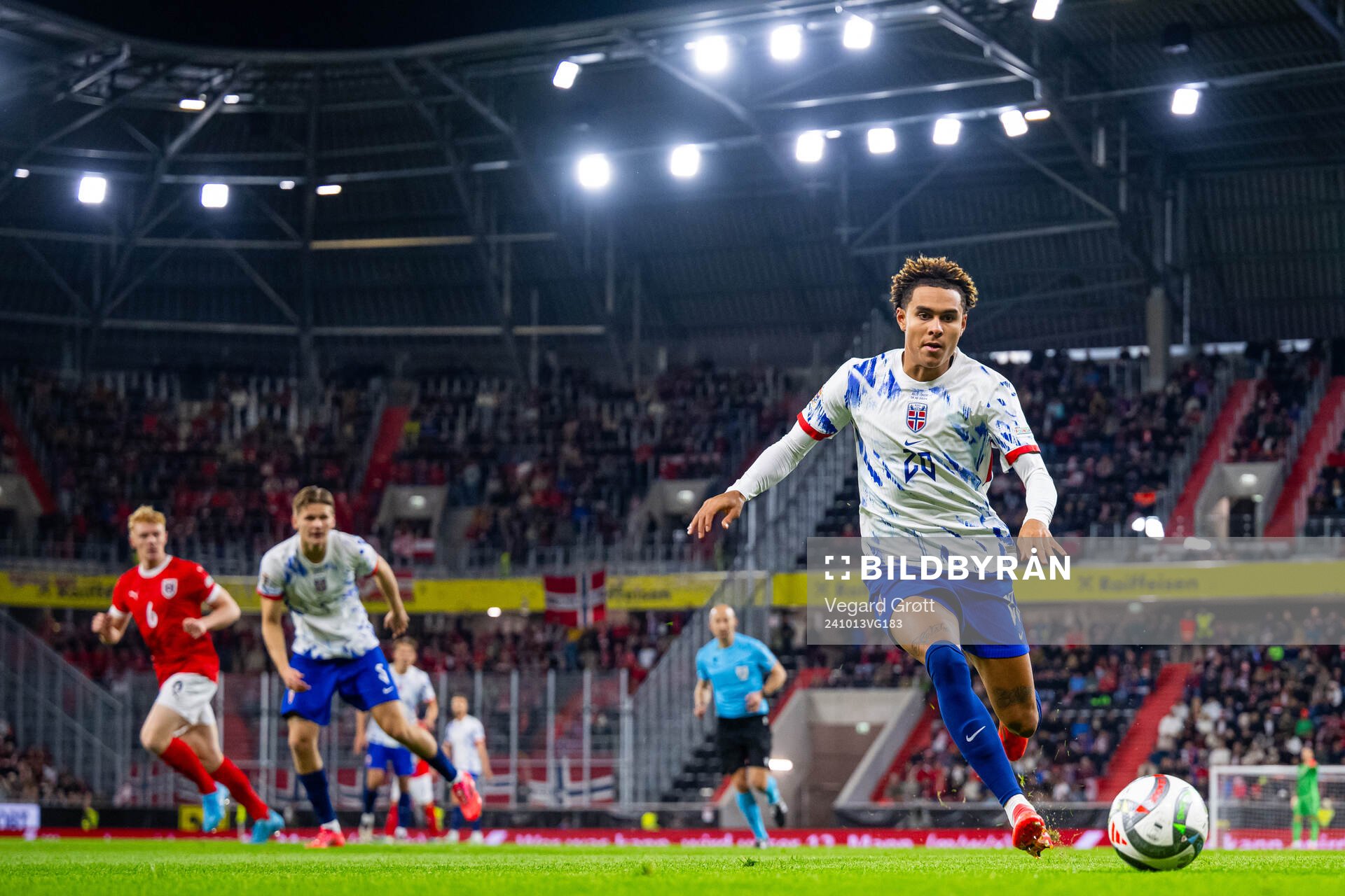 Antonio Nusa of Norway