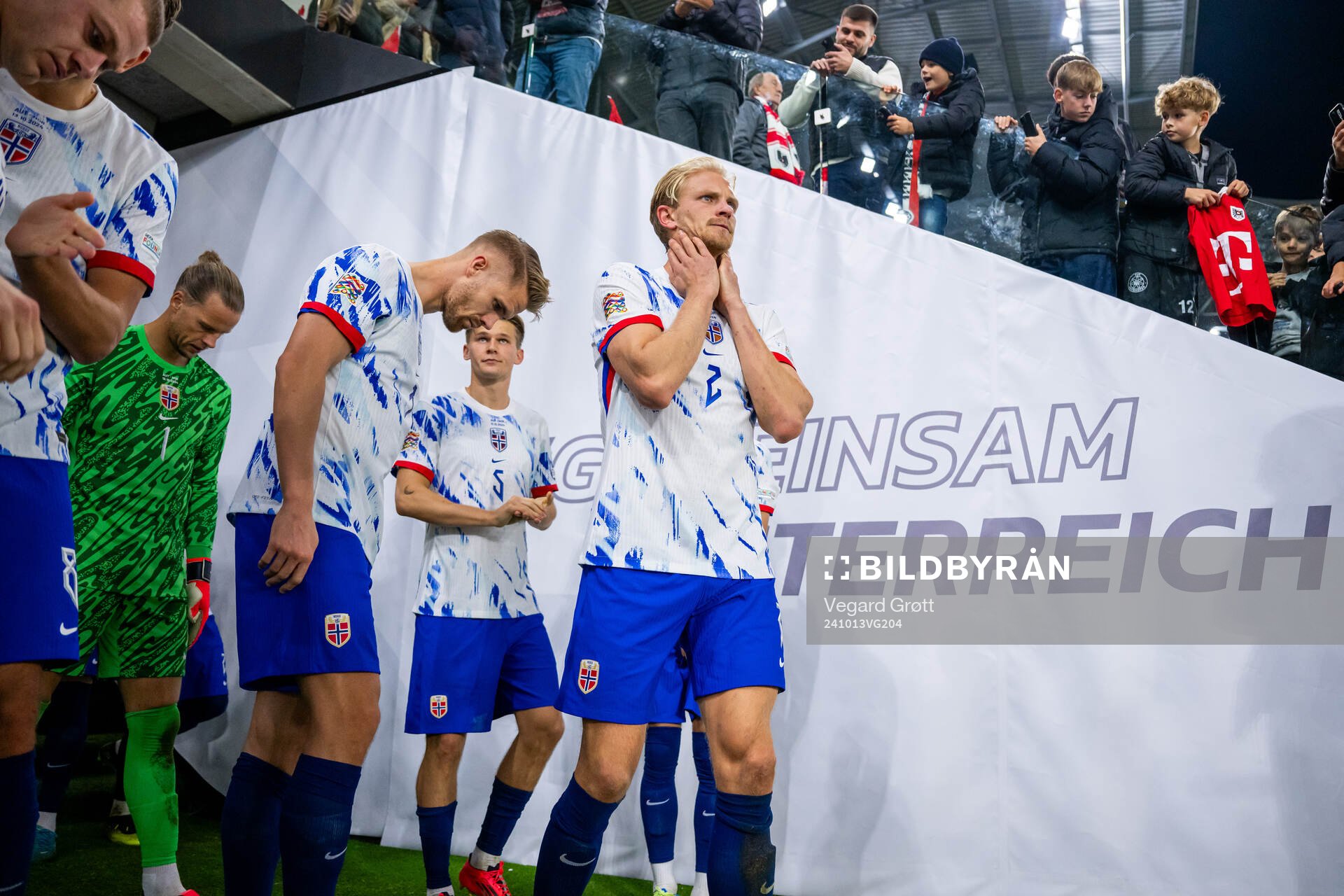 Morten Thorsby of Norway at half-time