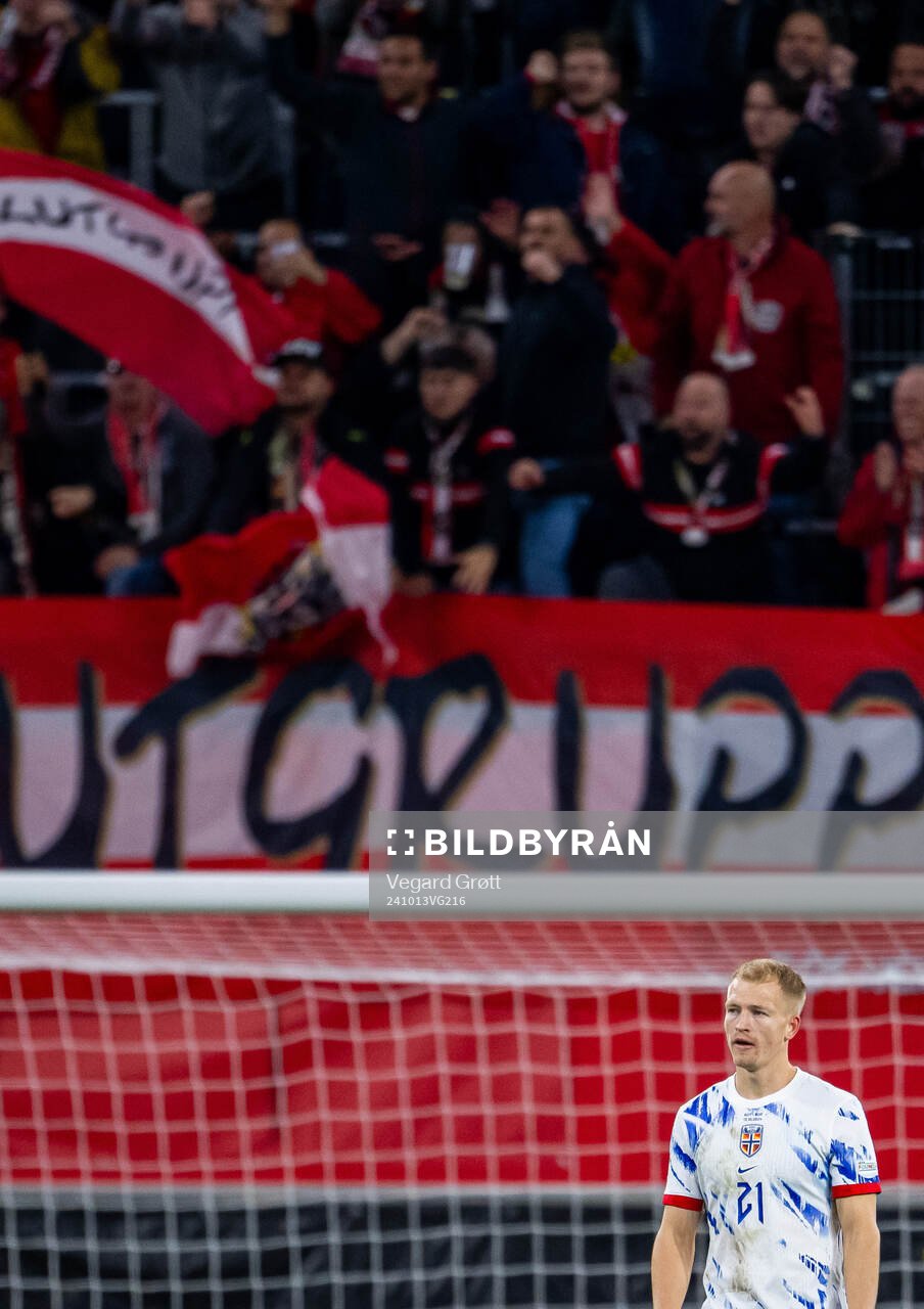 Andreas Hanche-Olsen of Norway looks dejected